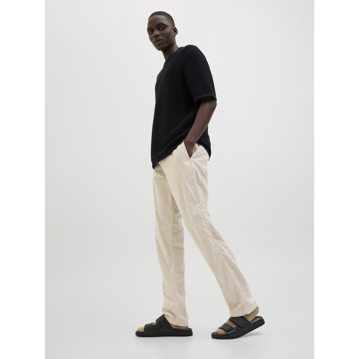 Jack & Jones Mid Rise Relaxed Fit Joggers with Drawstring-men-clothing-bottoms-joggers-image-4
