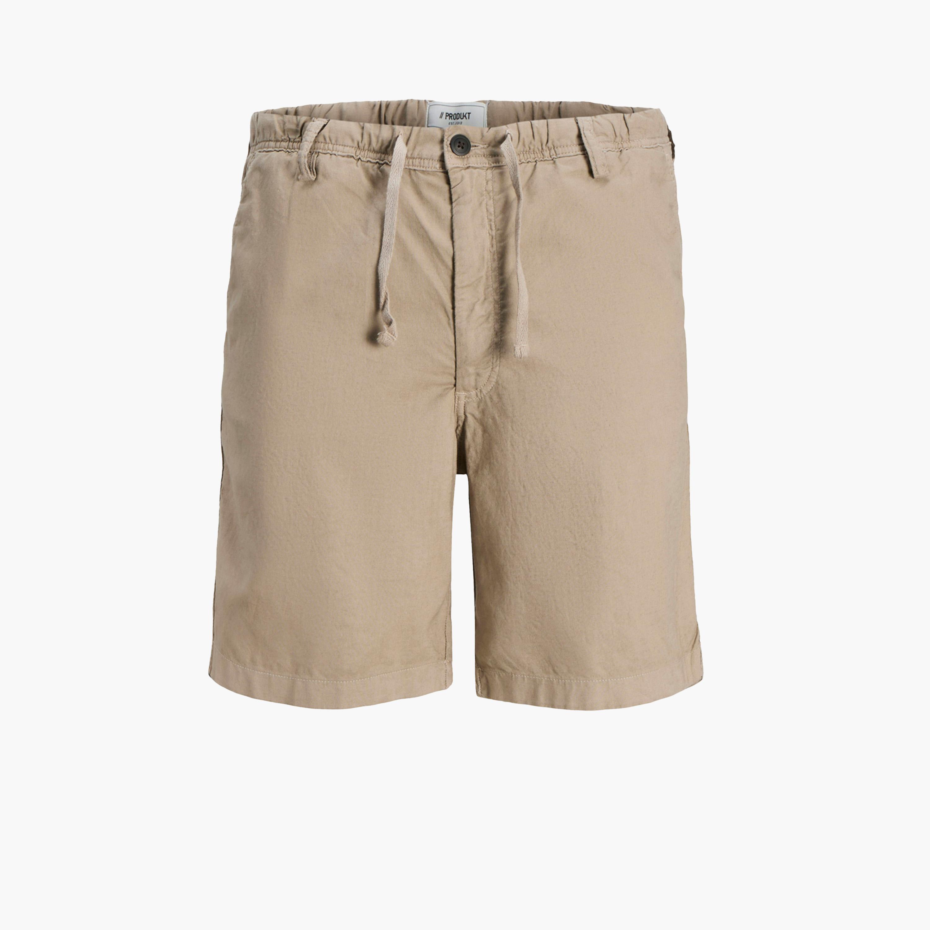 Produkt Solid Regular Fit Shorts with Drawstring-men-clothing-bottoms-shorts-image-1