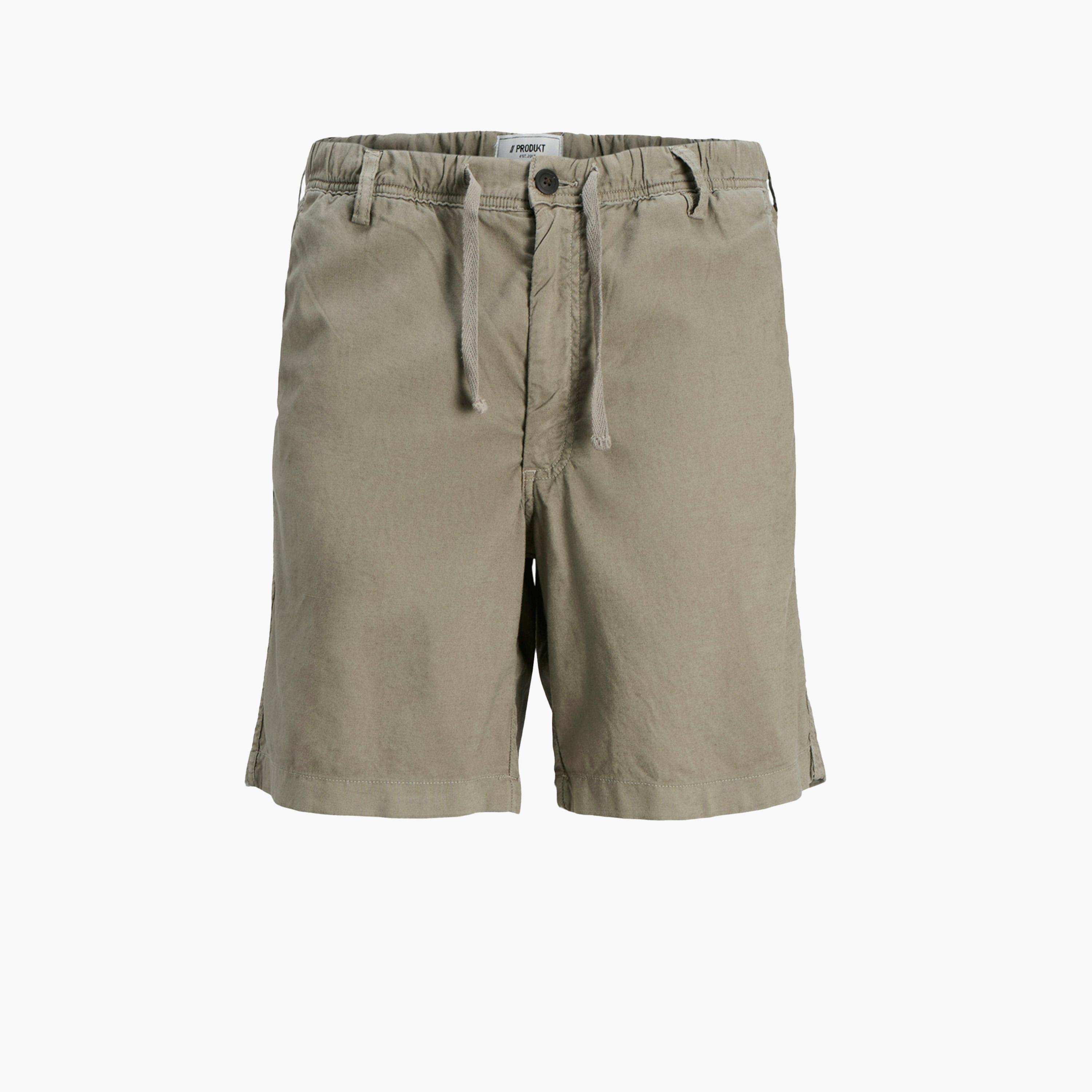 Produkt Solid Regular Fit Shorts with Drawstring-men-clothing-bottoms-shorts-image-1