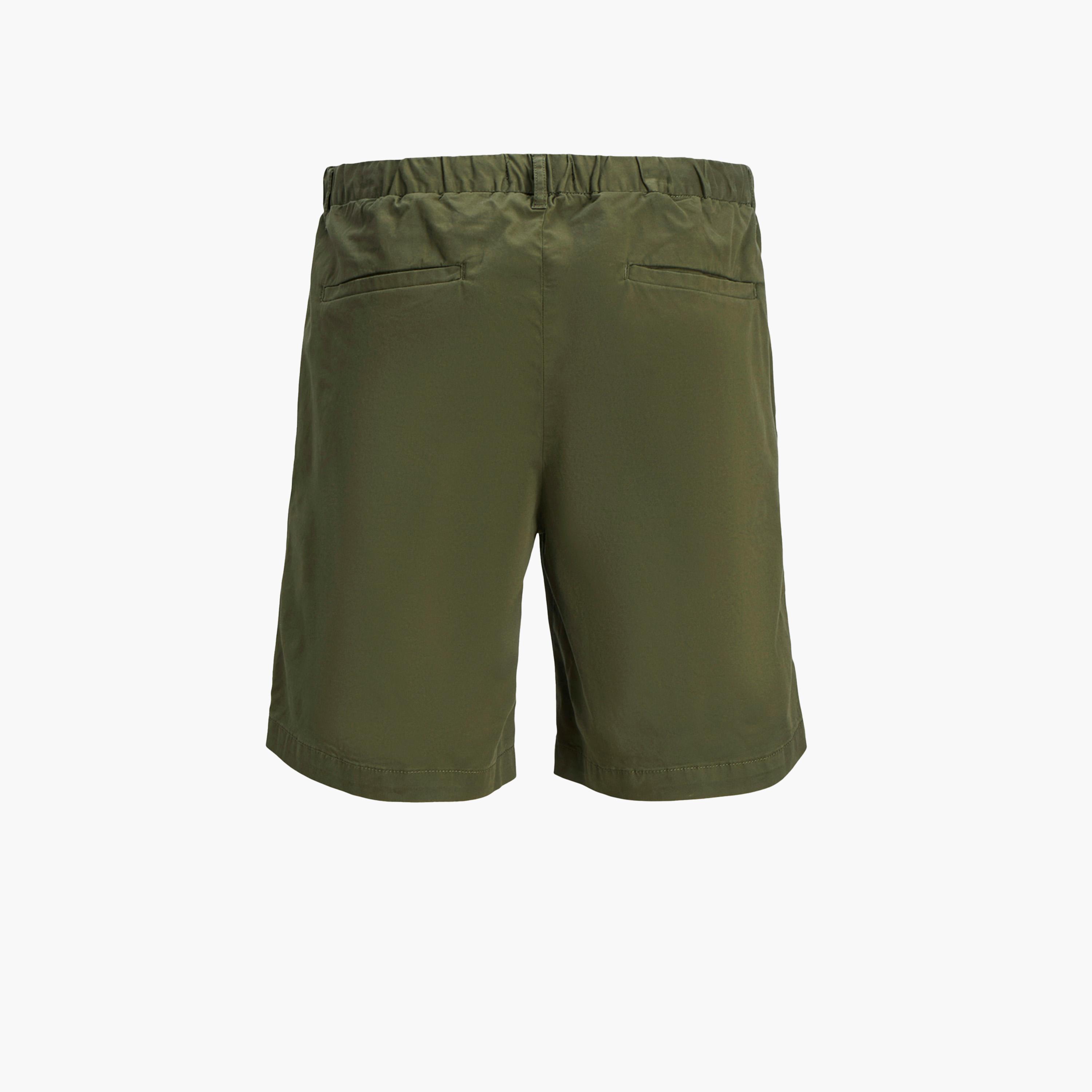 Produkt Solid Regular Fit Shorts with Drawstring-men-clothing-bottoms-shorts-image-2