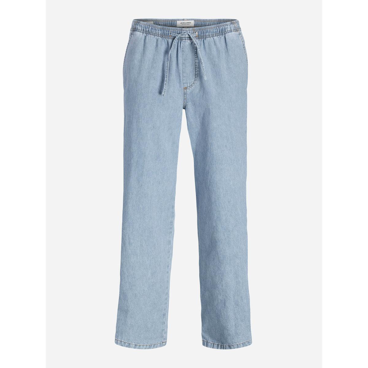 جوغر دنيم بأرجل واسعة وأربطة-men-clothing-bottoms-joggers-image-4