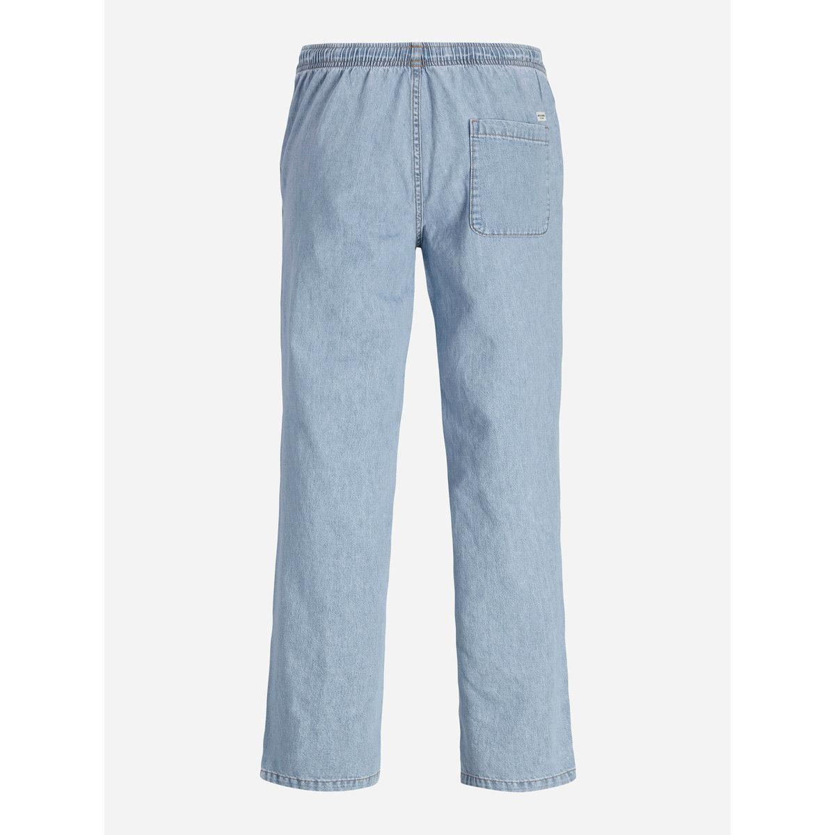 Jack & Jones Wide Leg Denim Joggers with Drawstring-men-clothing-bottoms-joggers-image-2