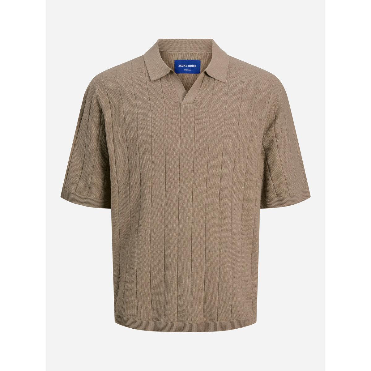 Jack & Jones Striped Textured Short Sleeve Polo Shirt-men-clothing-shirts-image-6