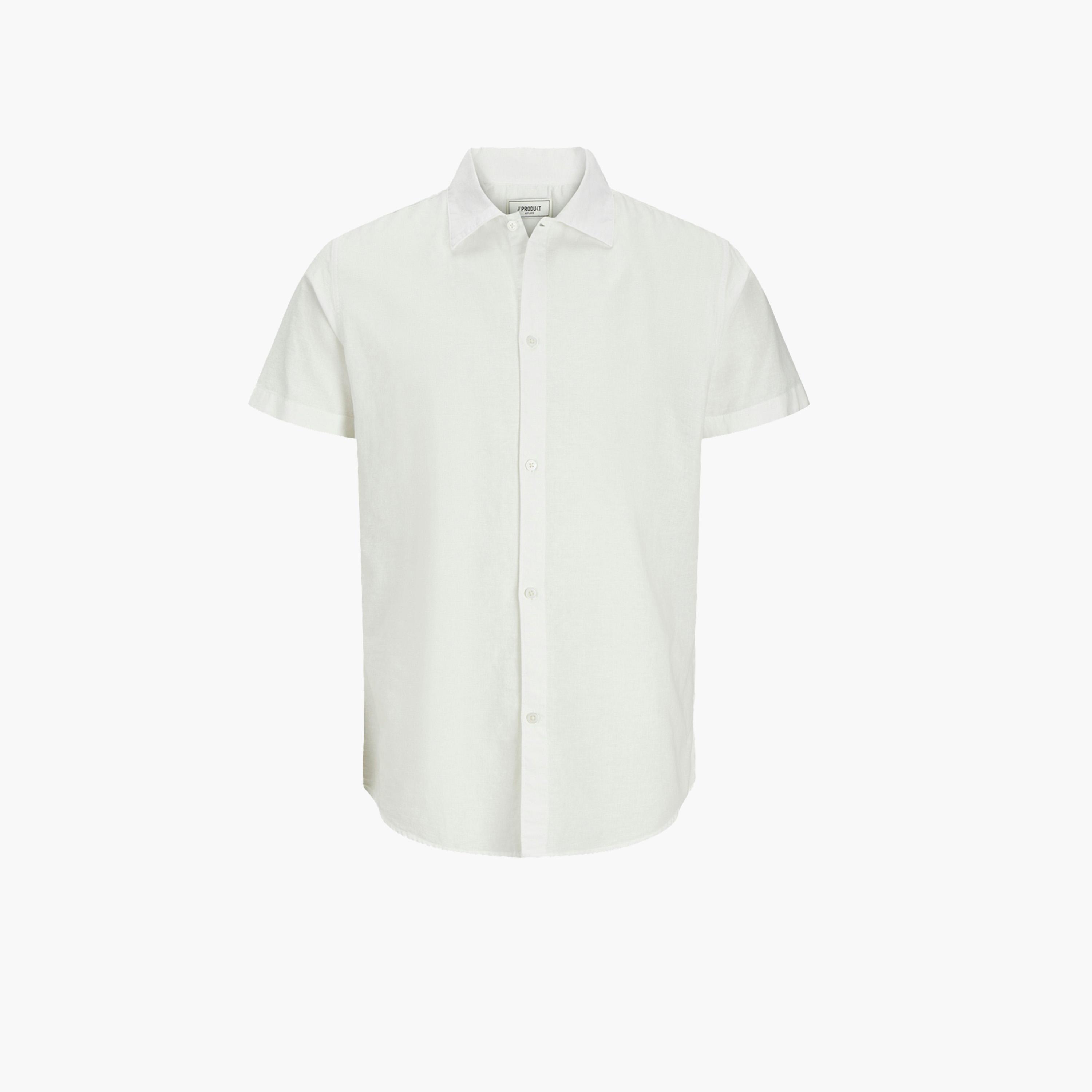 برودكت-  قميص قصّة عادية وياقة منتشرة-men-clothing-shirts-image-1