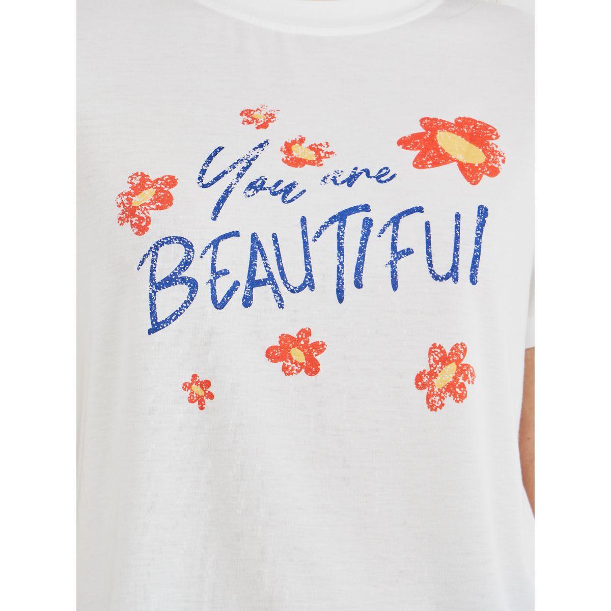 Styli Slogan Print Short Sleeve T-Shirt-women-clothing-tshirts-image-3