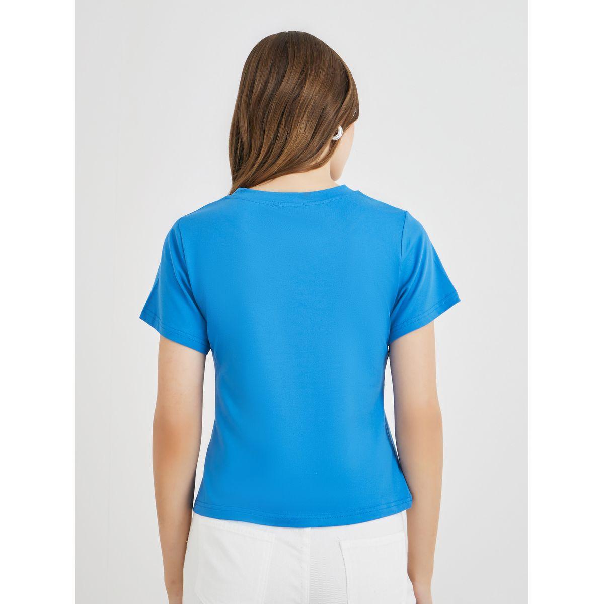 Styli Slogan Print Short Sleeve T-Shirt-women-clothing-tshirts-image-4