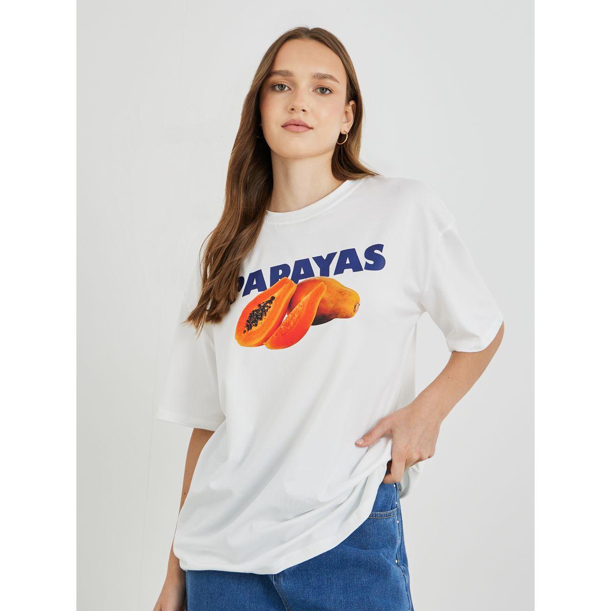 Styli Graphic Print Round Neck Oversized T-Shirt-women-clothing-tshirts-image-1