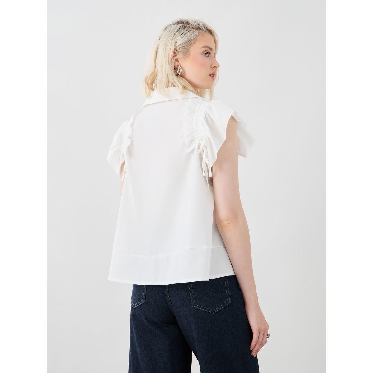 بلوزة سادة بلا أكمام مع تفاصيل كشكش-women-clothing-shirtsandblouses-shirts-image-5