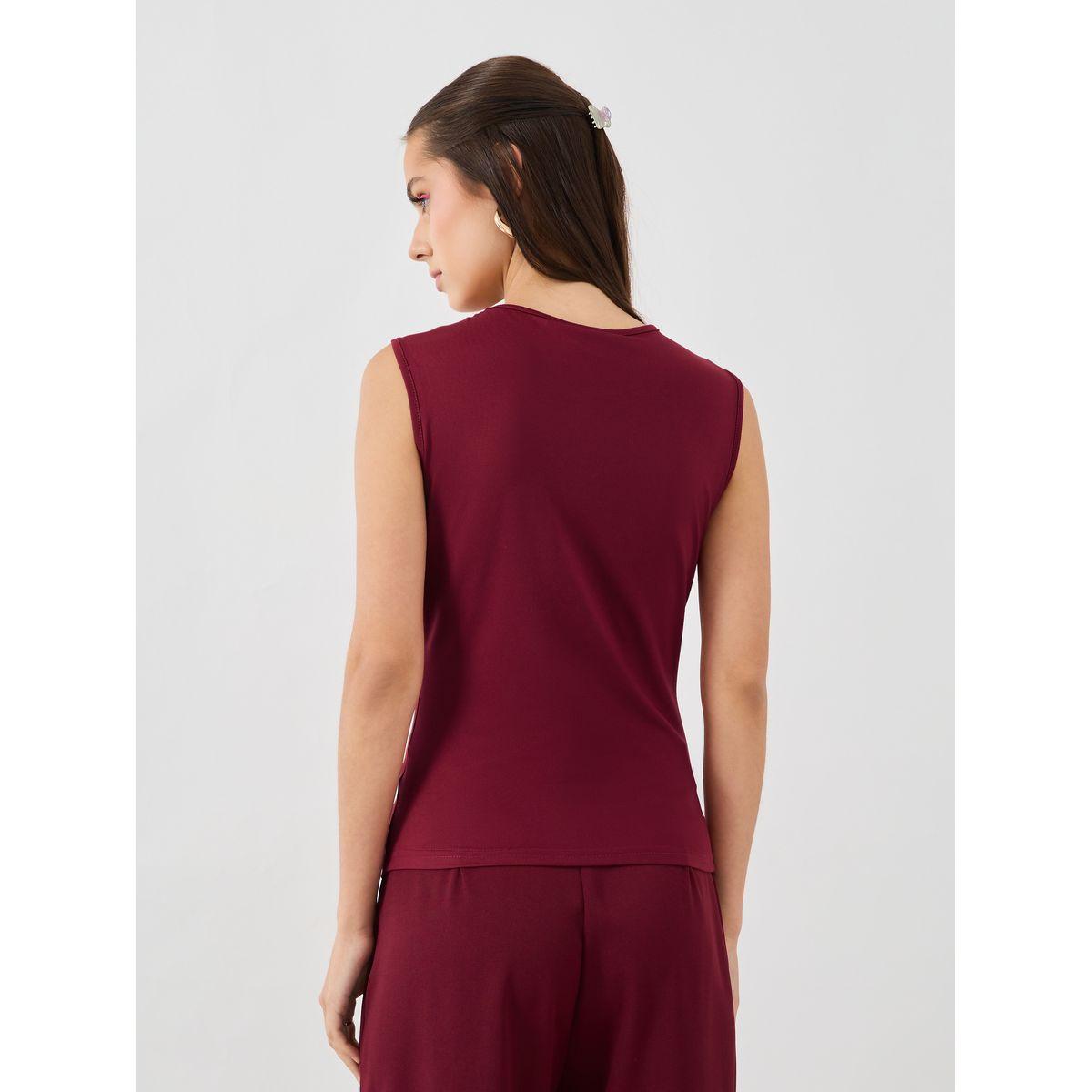 بلوزة بلا أكمام مطبعة بزهور مع ياقة دائرية-women-clothing-shirtsandblouses-blouses-image-4