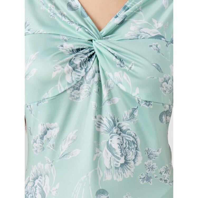 بلوزة بلا أكمام مطبعة بزهور مع تفاصيل ملفوفة-women-clothing-shirtsandblouses-blouses-image-3
