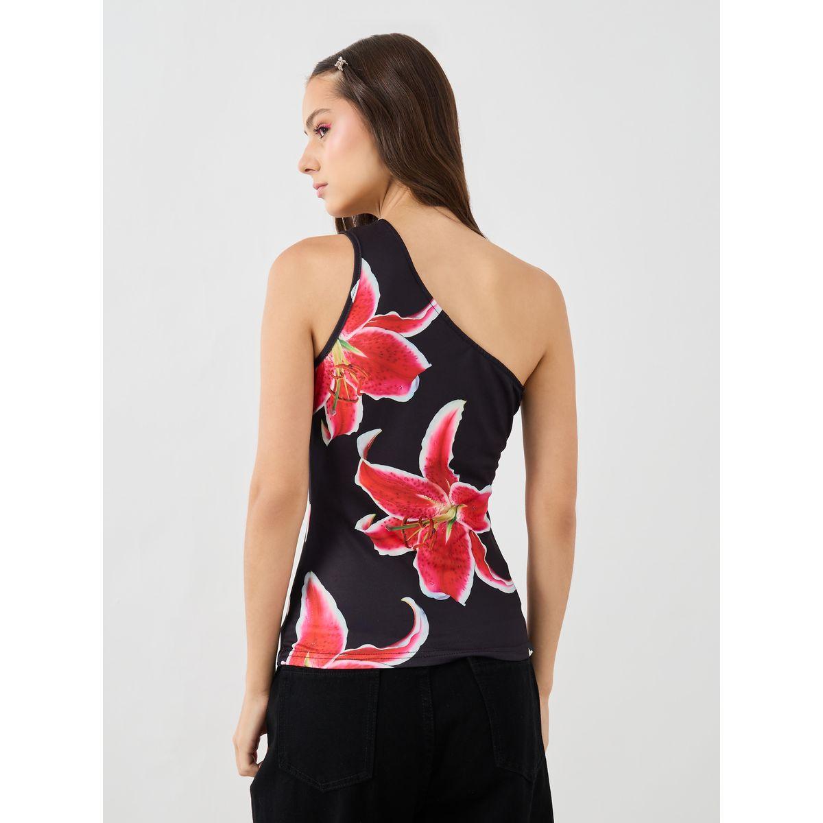 Styli Floral Print One Shoulder Sleeveless Top-women-clothing-shirtsandblouses-blouses-image-4