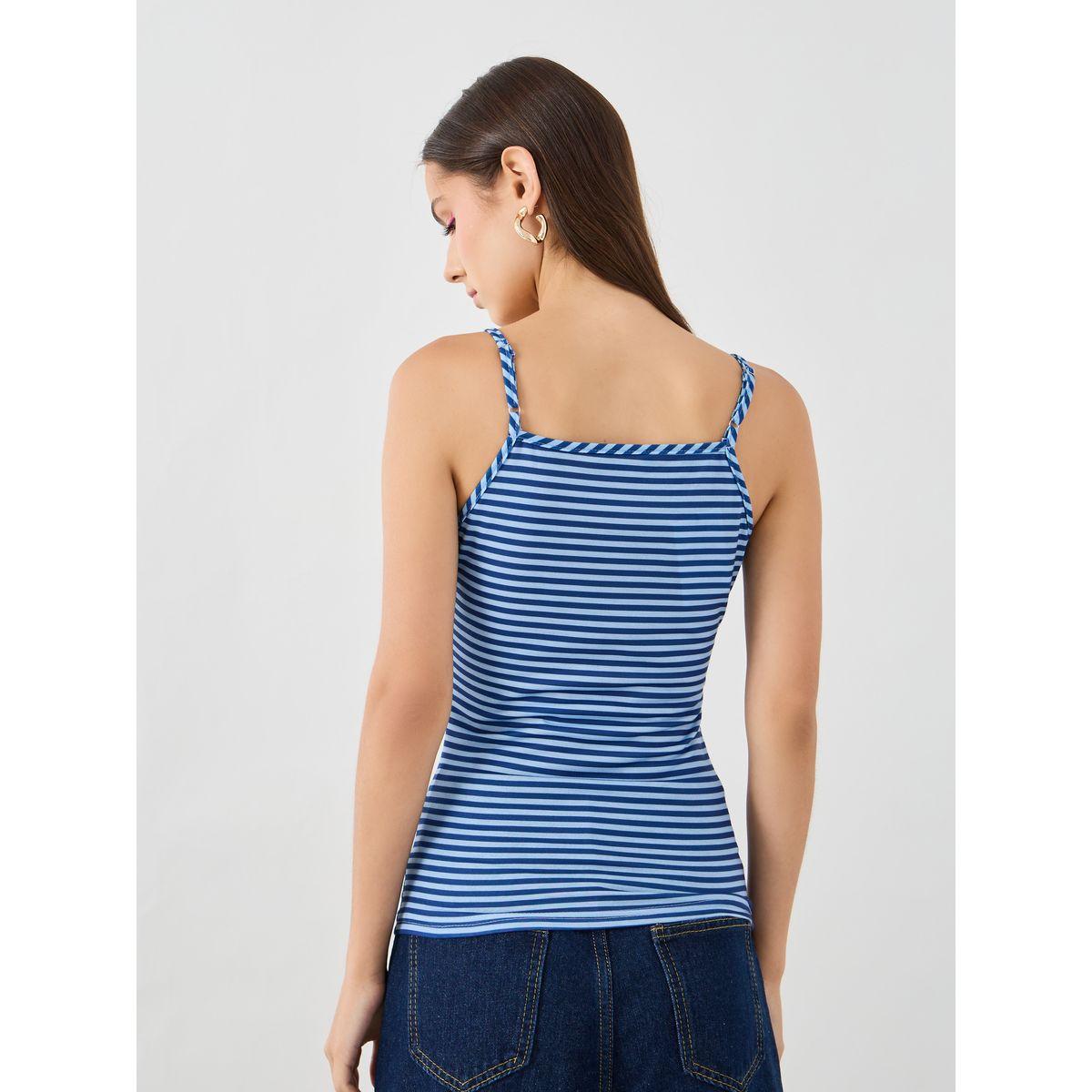 Styli Striped Strappy Top-women-clothing-shirtsandblouses-blouses-image-5