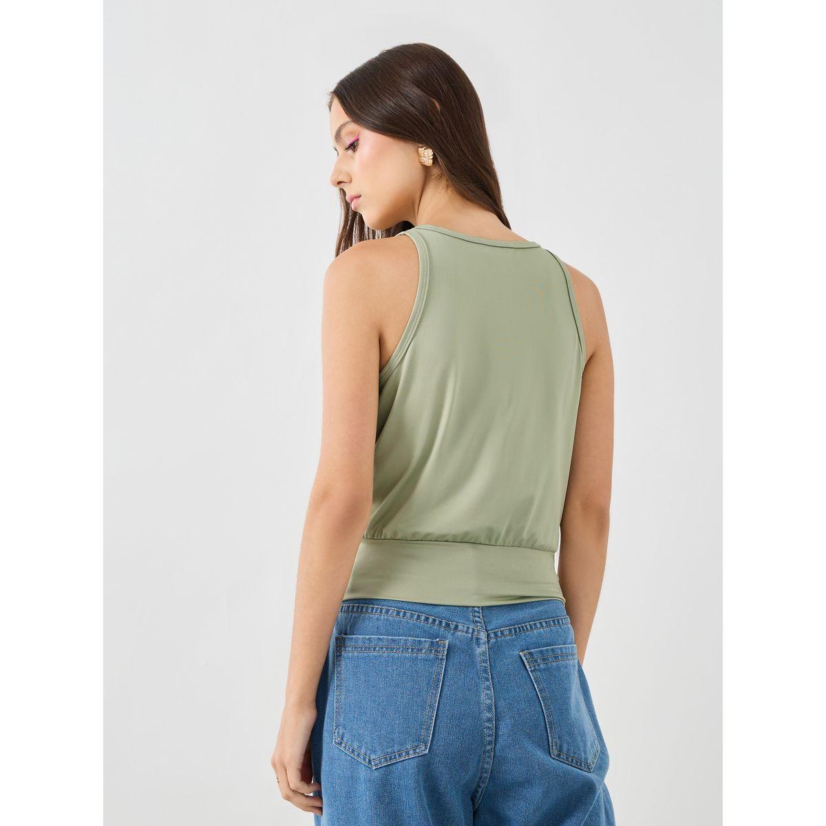 Styli Solid Cowl Neck Sleeveless Top-women-clothing-shirtsandblouses-blouses-image-4