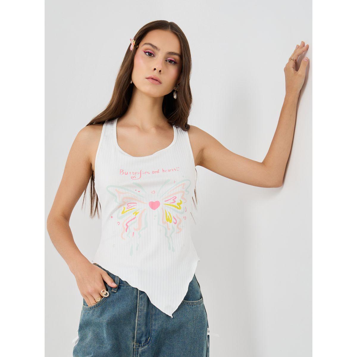 بلوزة بلا أكمام بطبعة جرافيك وياقة دائرية-women-clothing-shirtsandblouses-blouses-image-1