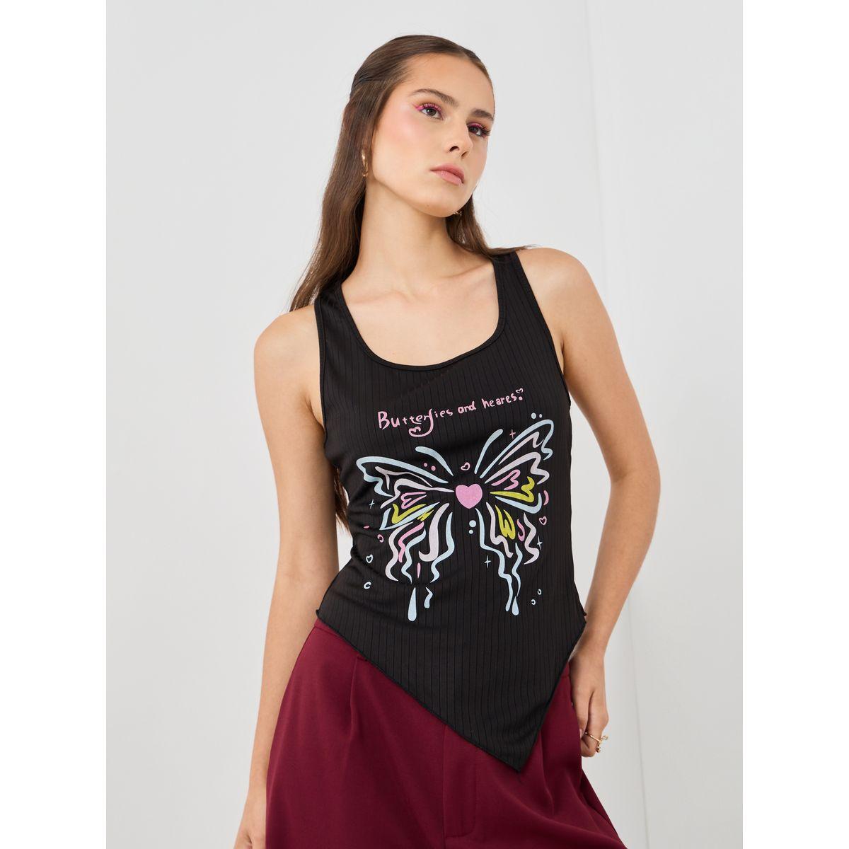 Styli Graphic Print Round Neck Sleeveless Top-women-clothing-shirtsandblouses-blouses-image-1