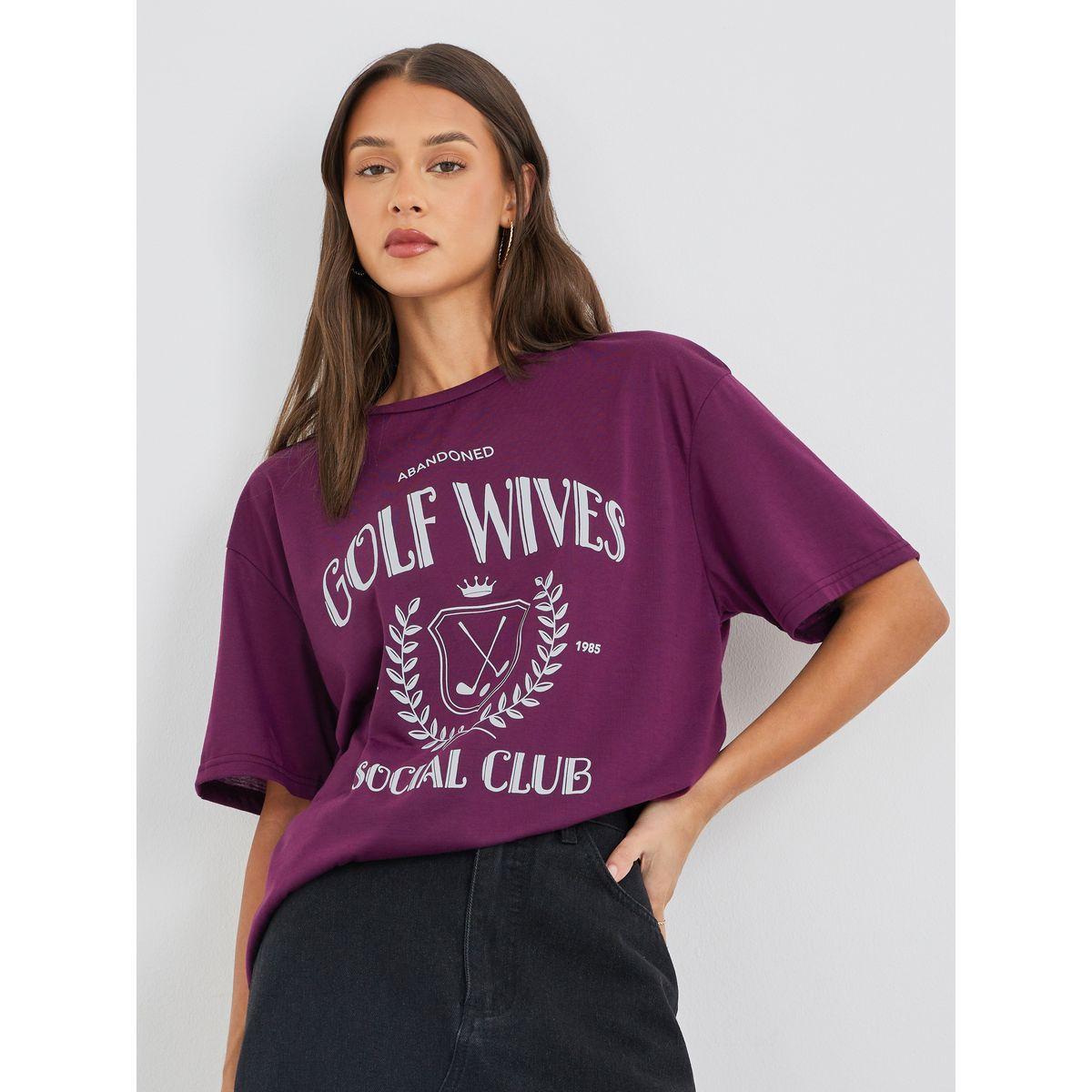 تيشيرت بطبعة جرافيك وأكمام قصيرة-women-clothing-tshirts-image-1