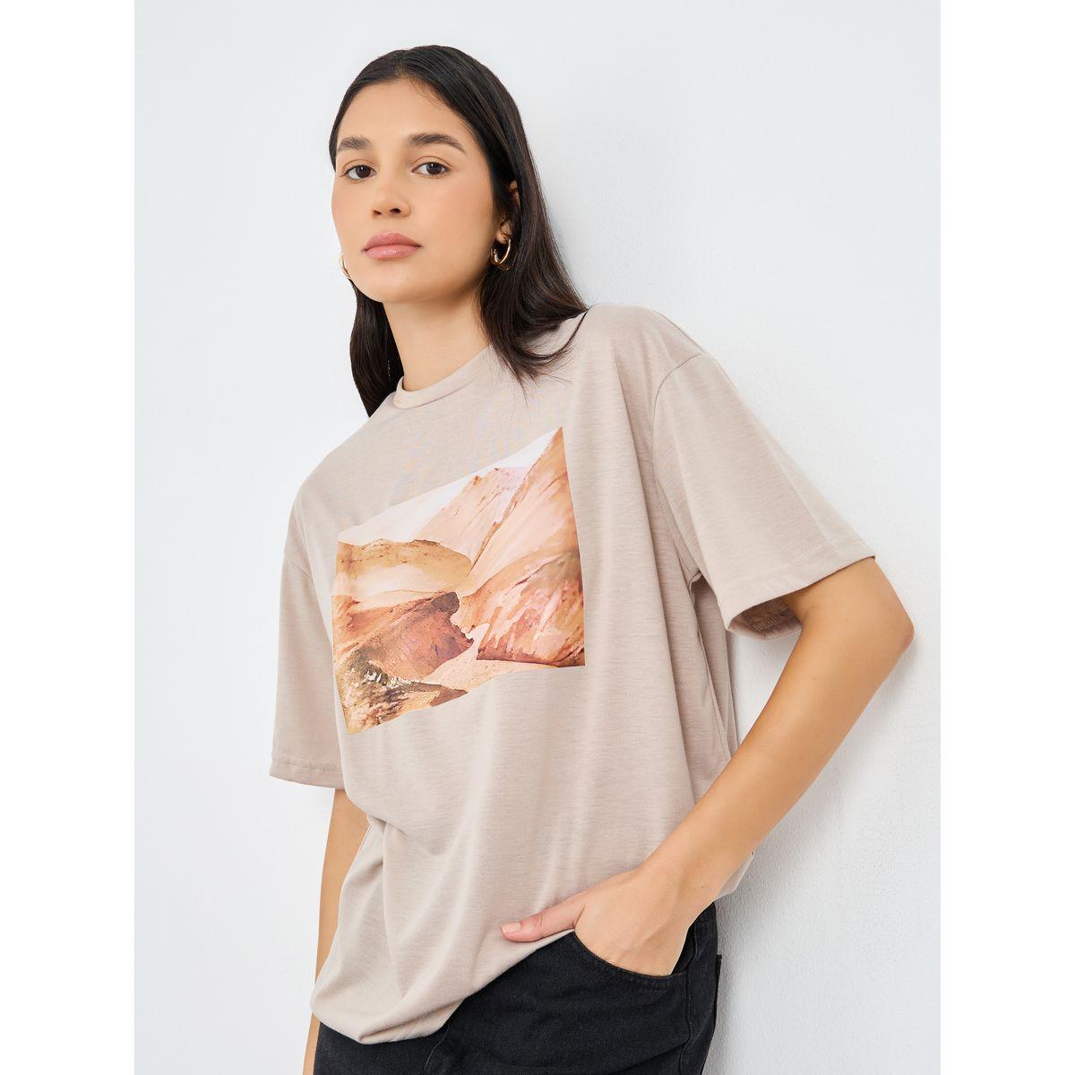 تيشيرت فضفاض بطبعة جرافيك-women-clothing-tshirts-image-1