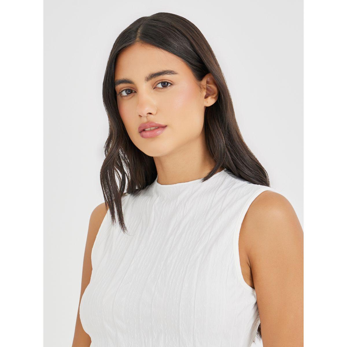 بلوزة بلا أكمام وتفاصيل بارزة الملمس-women-clothing-shirtsandblouses-blouses-image-4