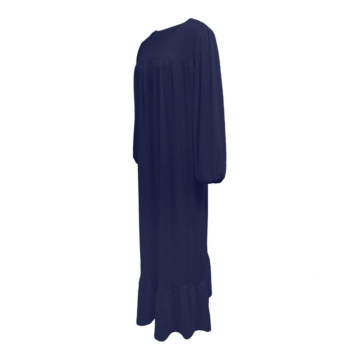 جلابية بتفاصيل بارزة الملمس مع أكمام بأساور-women-arabicclothing-jalabiyas-image-5