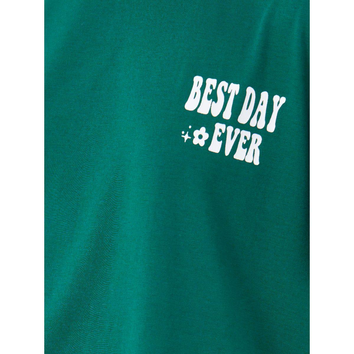 Styli Slogan Print T-Shirt and Wide Leg Pants Co-Ords-women-clothing-coordsets-image-3