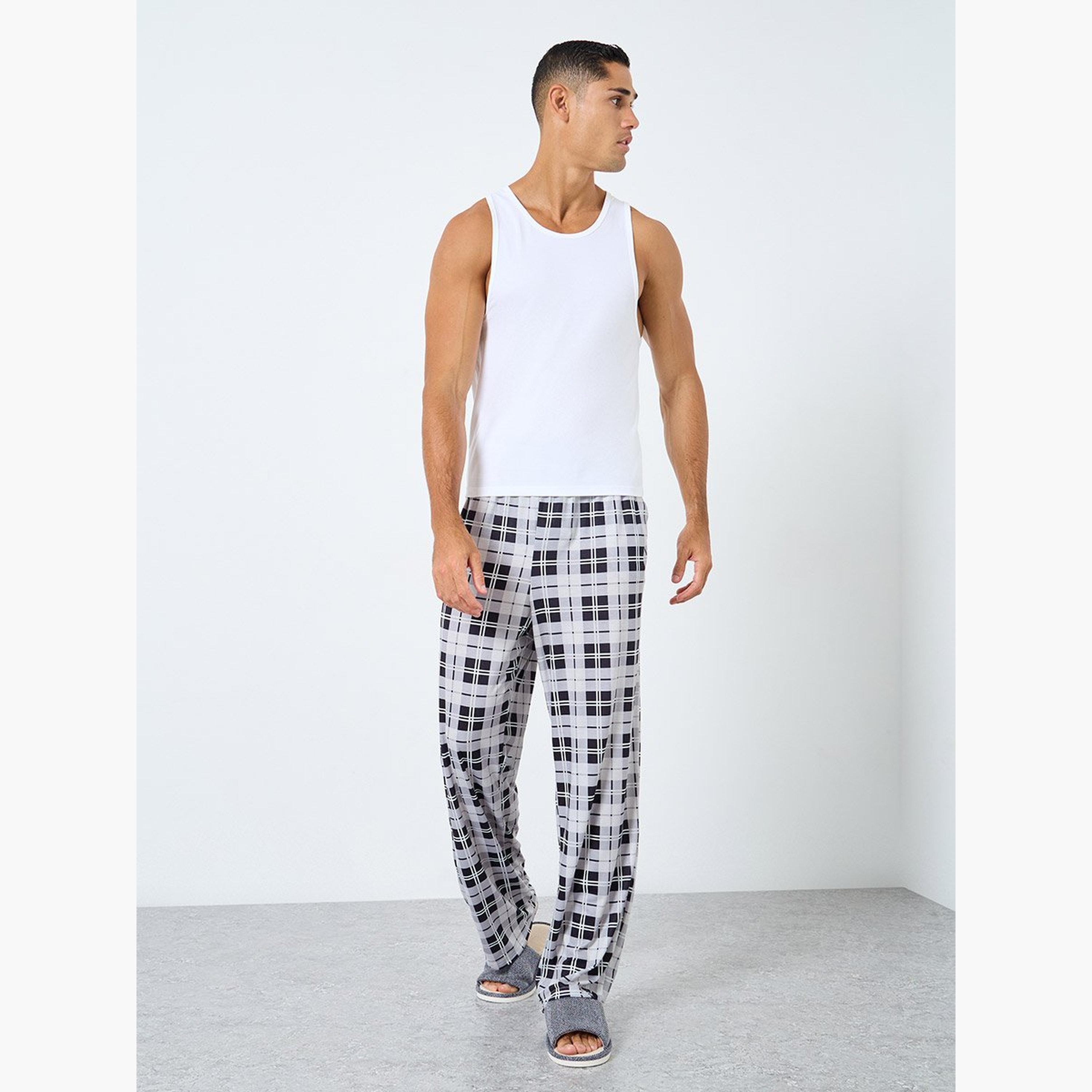 ستايلي - سترة قطنية مطاطية برقبة دائرية- قطعتين-men-clothing-innerwear-vests-image-3