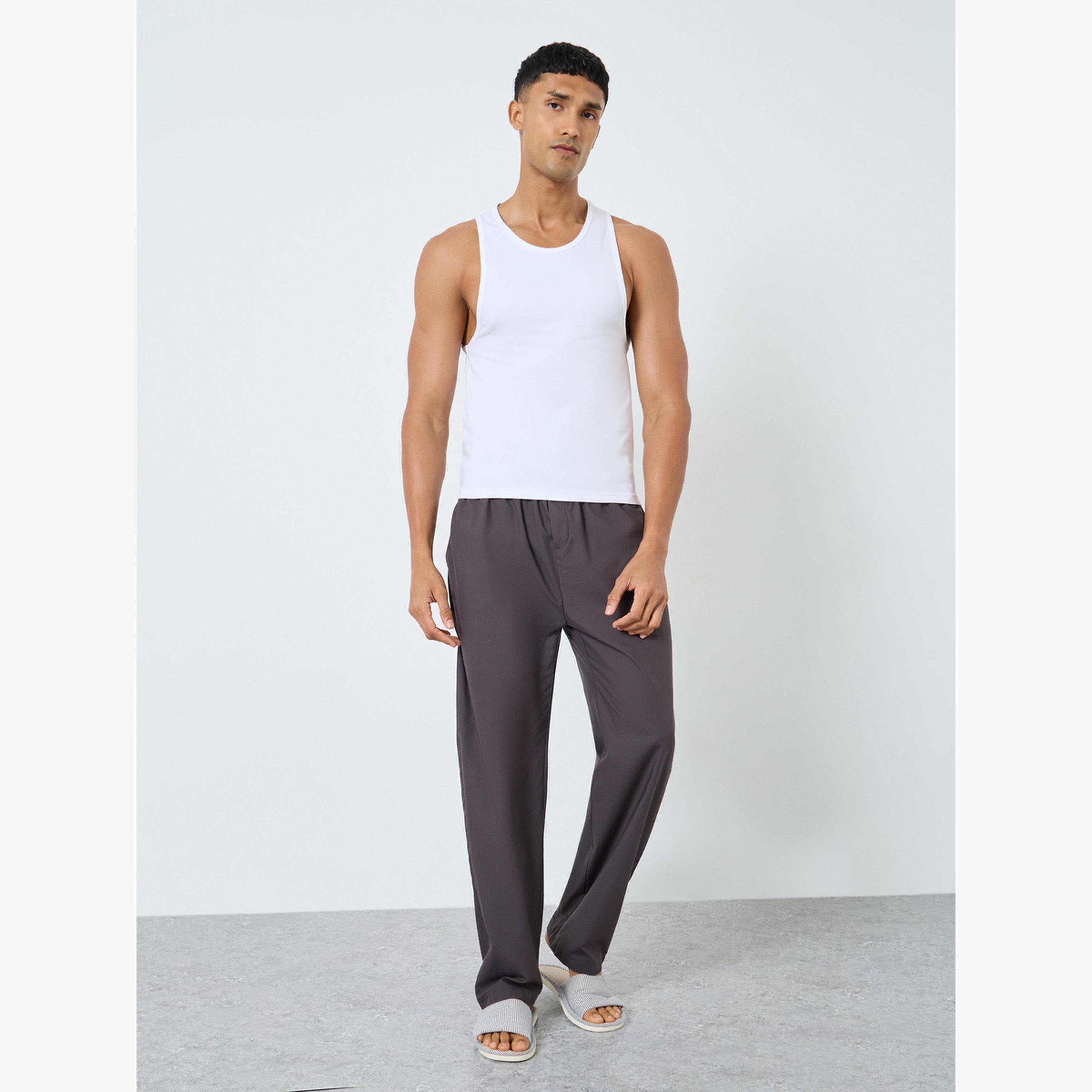 ستايلي - عبوة من 3 قطع - سترة قطنية مطاطية برقبة دائرية-men-clothing-innerwear-vests-image-3