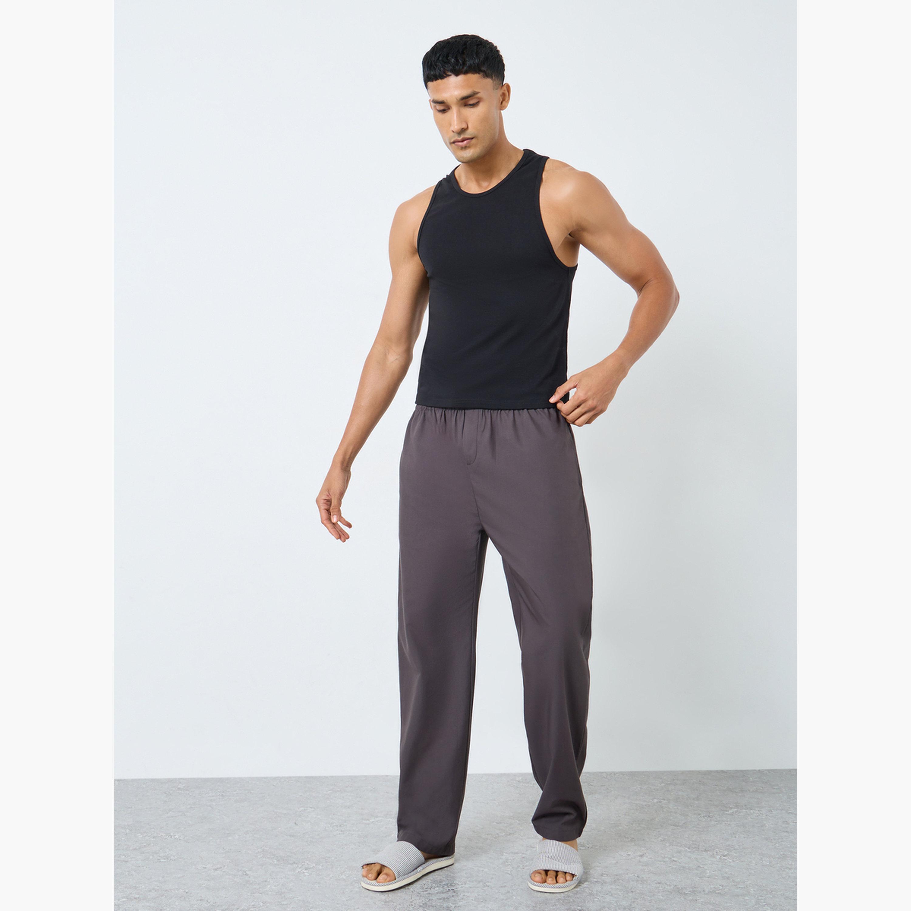 ستايلي - عبوة من 5 قطع - سترة قطنية مطاطية برقبة دائرية-men-clothing-innerwear-vests-image-3