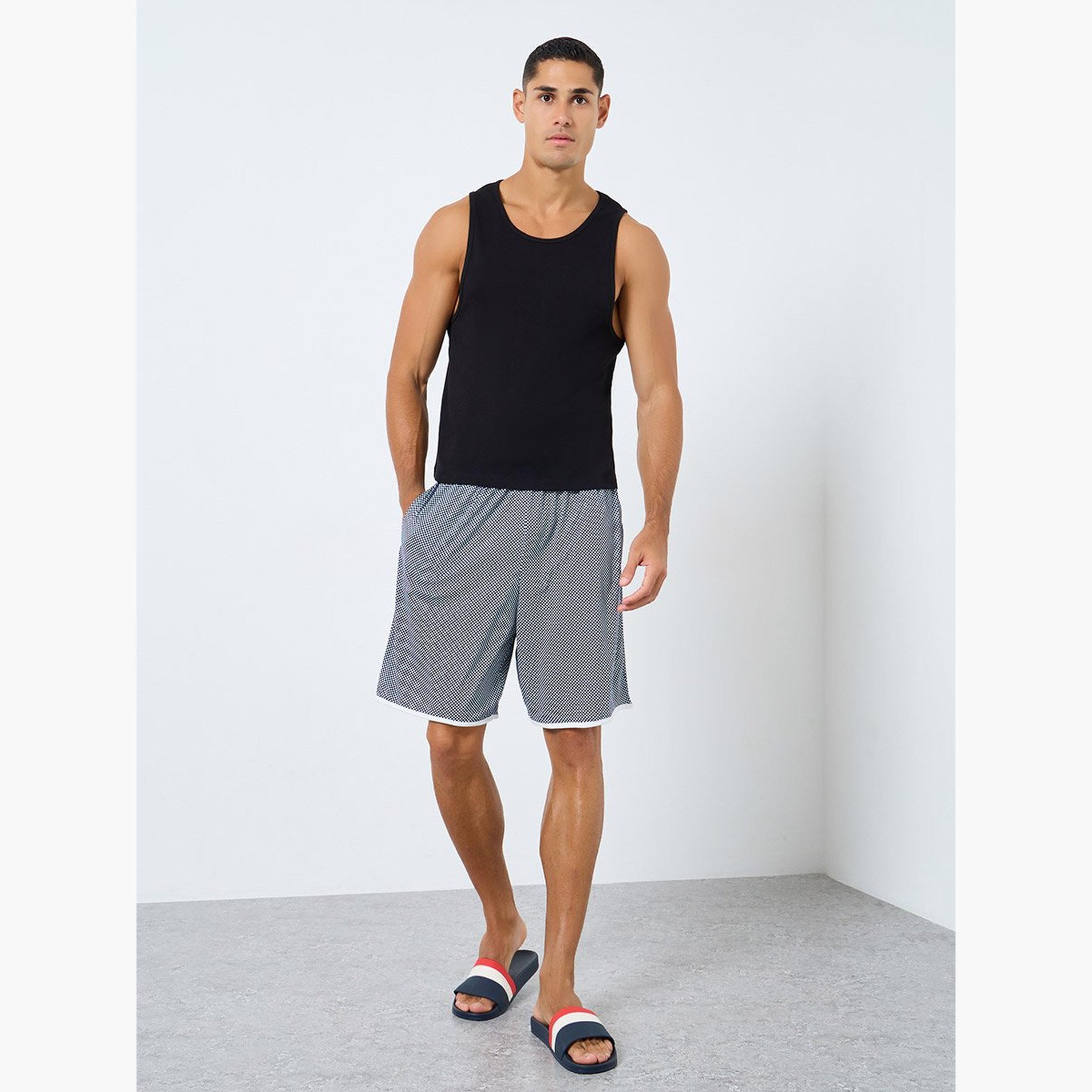 ستايلي - سترة قطنية مضلعة برقبة دائرية- قطعتين-men-clothing-innerwear-vests-image-4