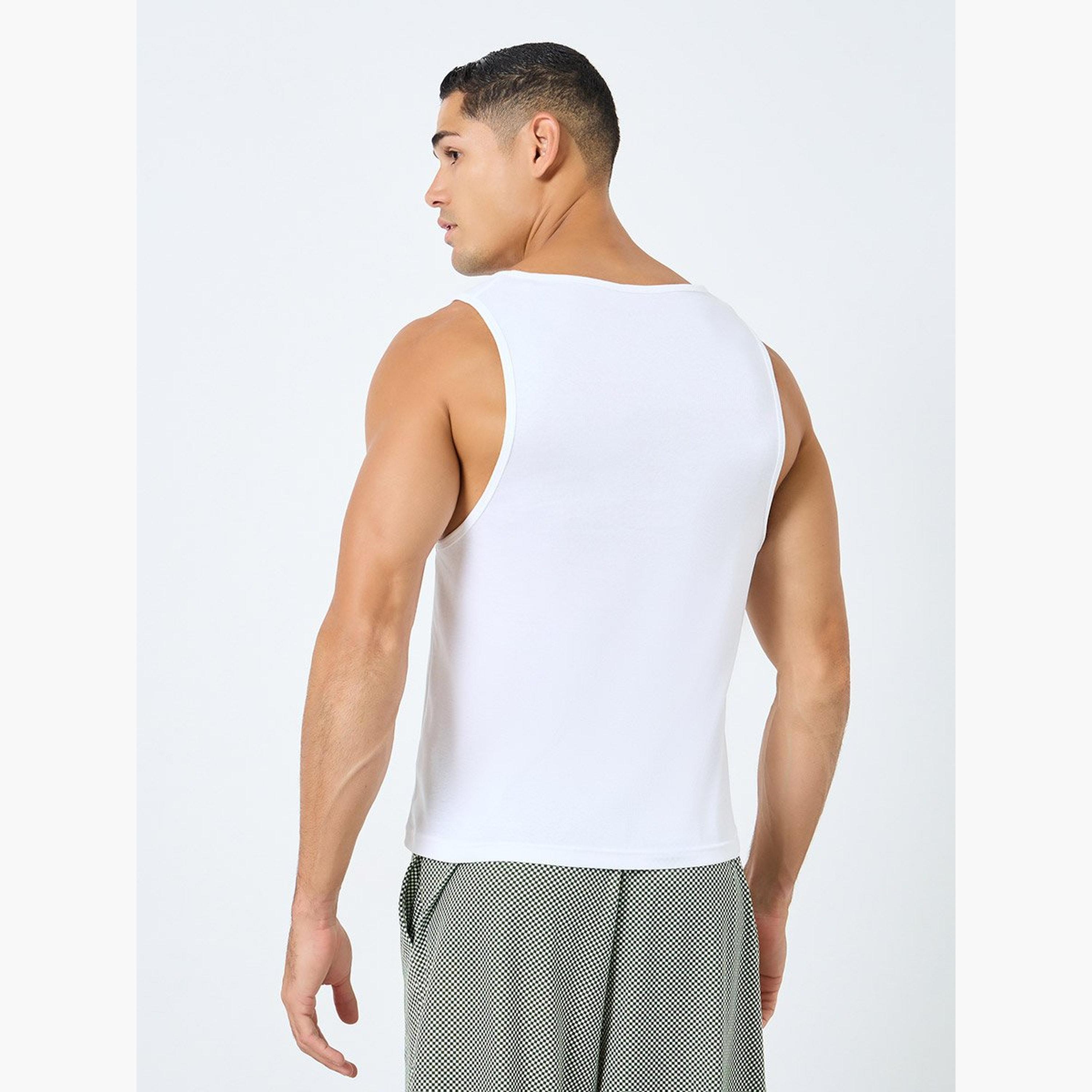 ستايلي - سترة قطنية مضلعة برقبة دائرية- قطعتين-men-clothing-innerwear-vests-image-6