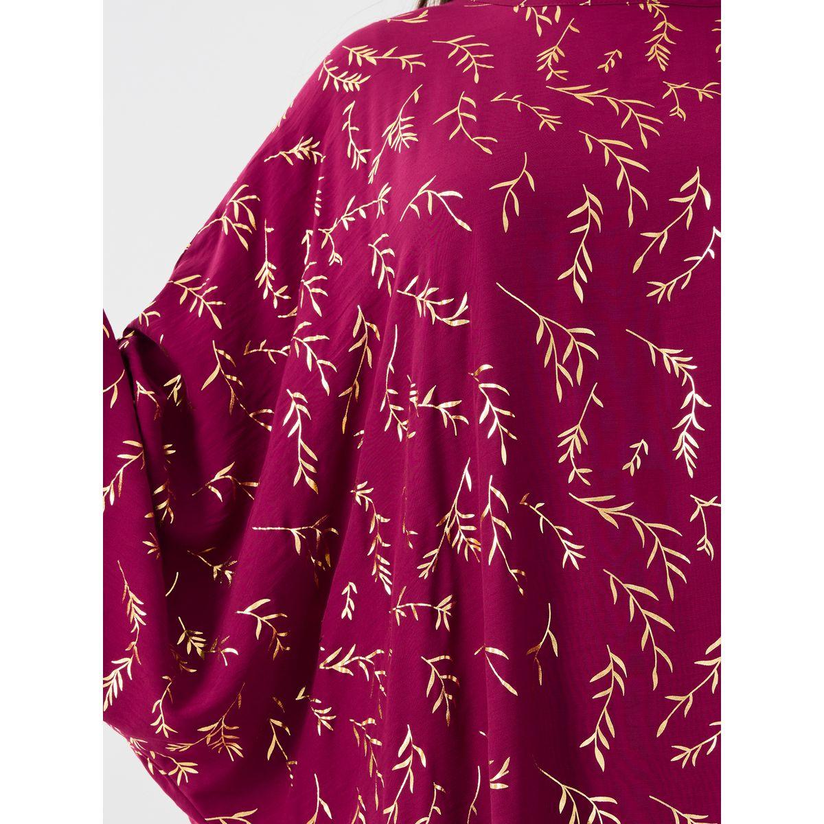 قفطان مطبع بأكمام وطواطية-women-arabicclothing-kaftan-image-3