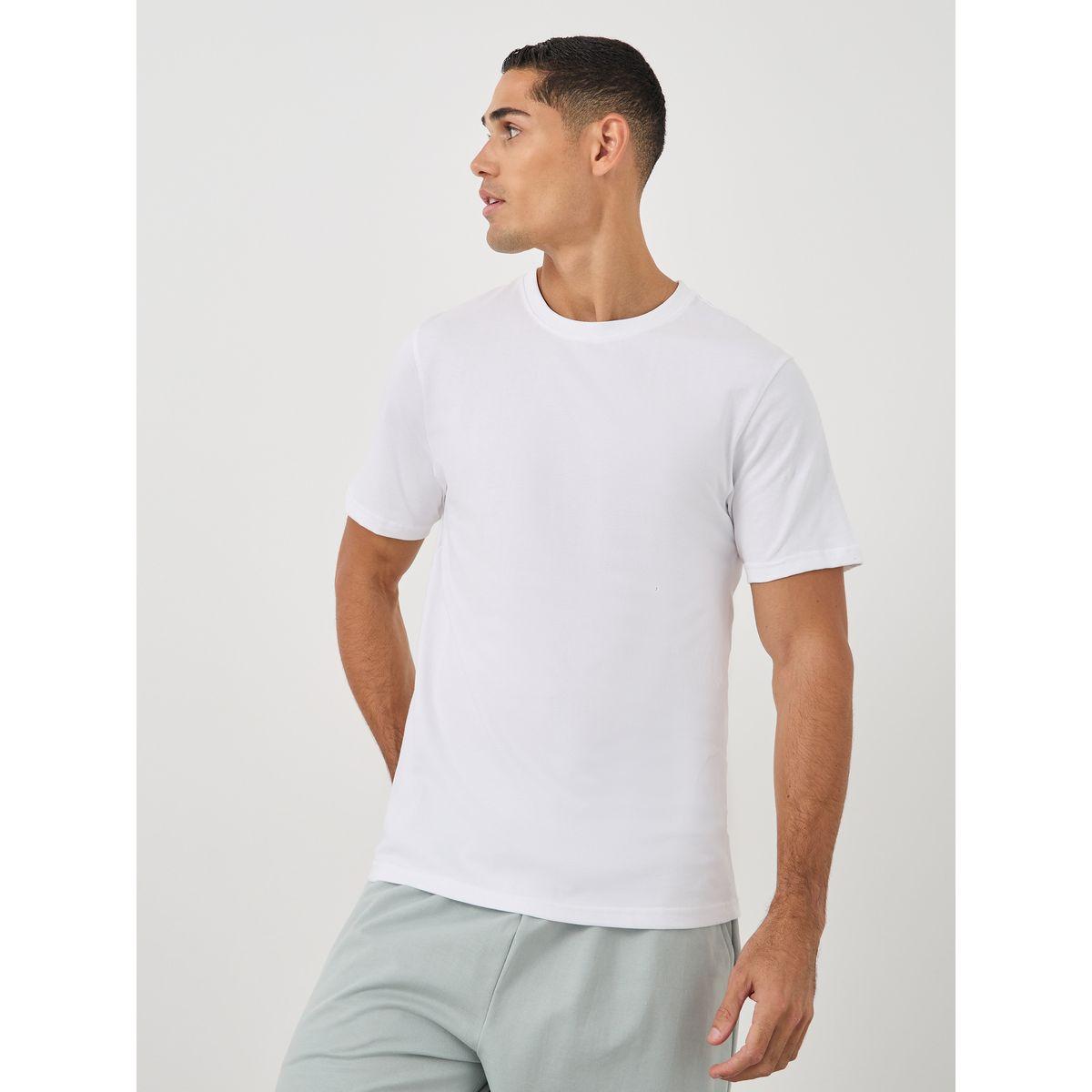 Styli Pack of 2 - Solid Cotton Crew Neck Regular Fit T-Shirt-men-clothing-tshirtsandpolos-tshirts-image-2