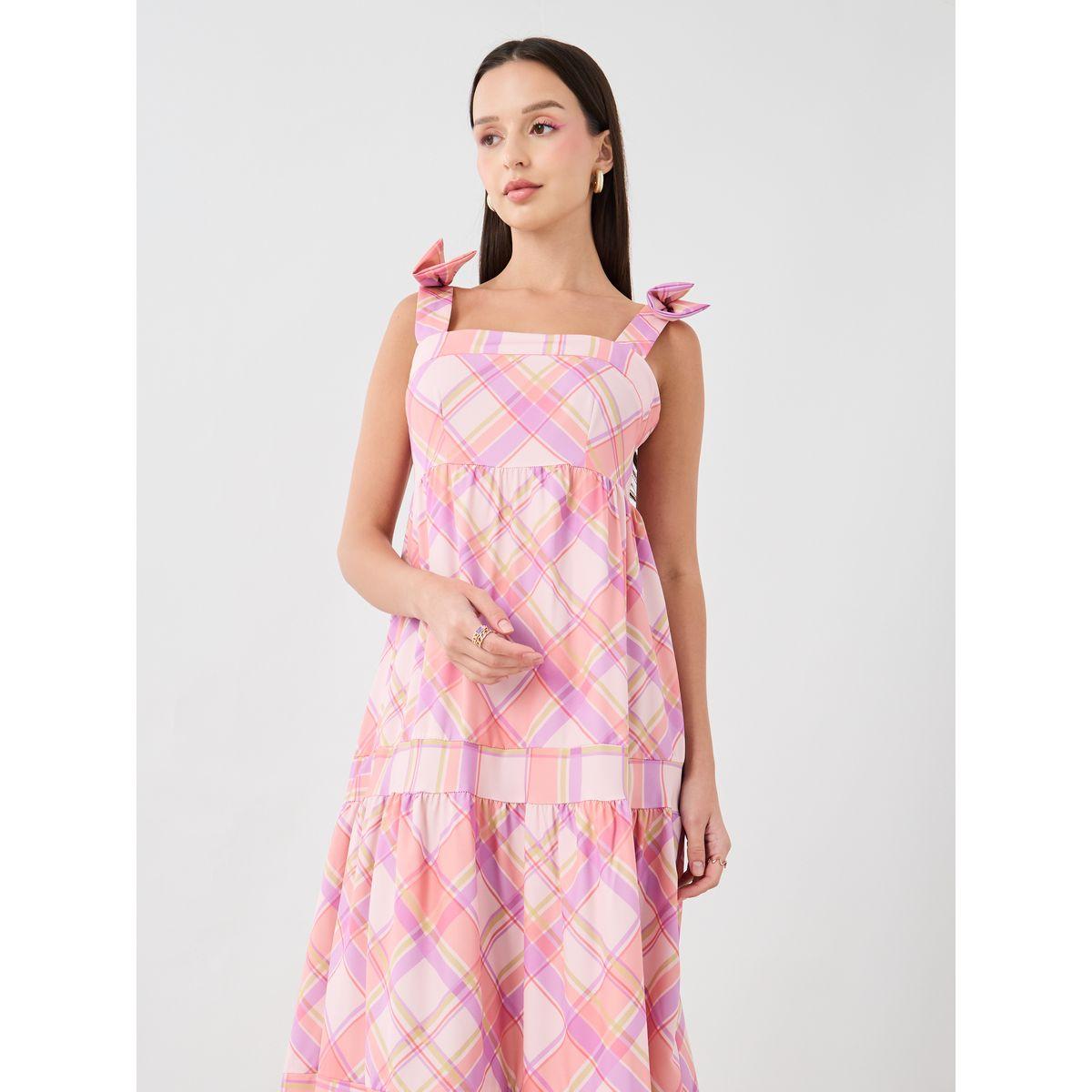 فستان طويل بلا أكمام مع كسرات-women-clothing-dresses-image-2