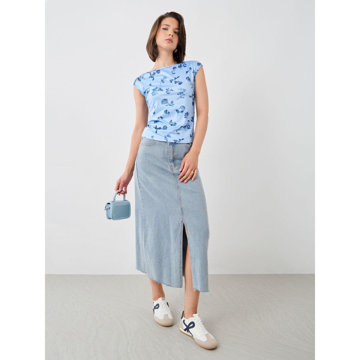 Styli Floral Print Sleeveless Knitted Top-women-clothing-tshirts-image-3