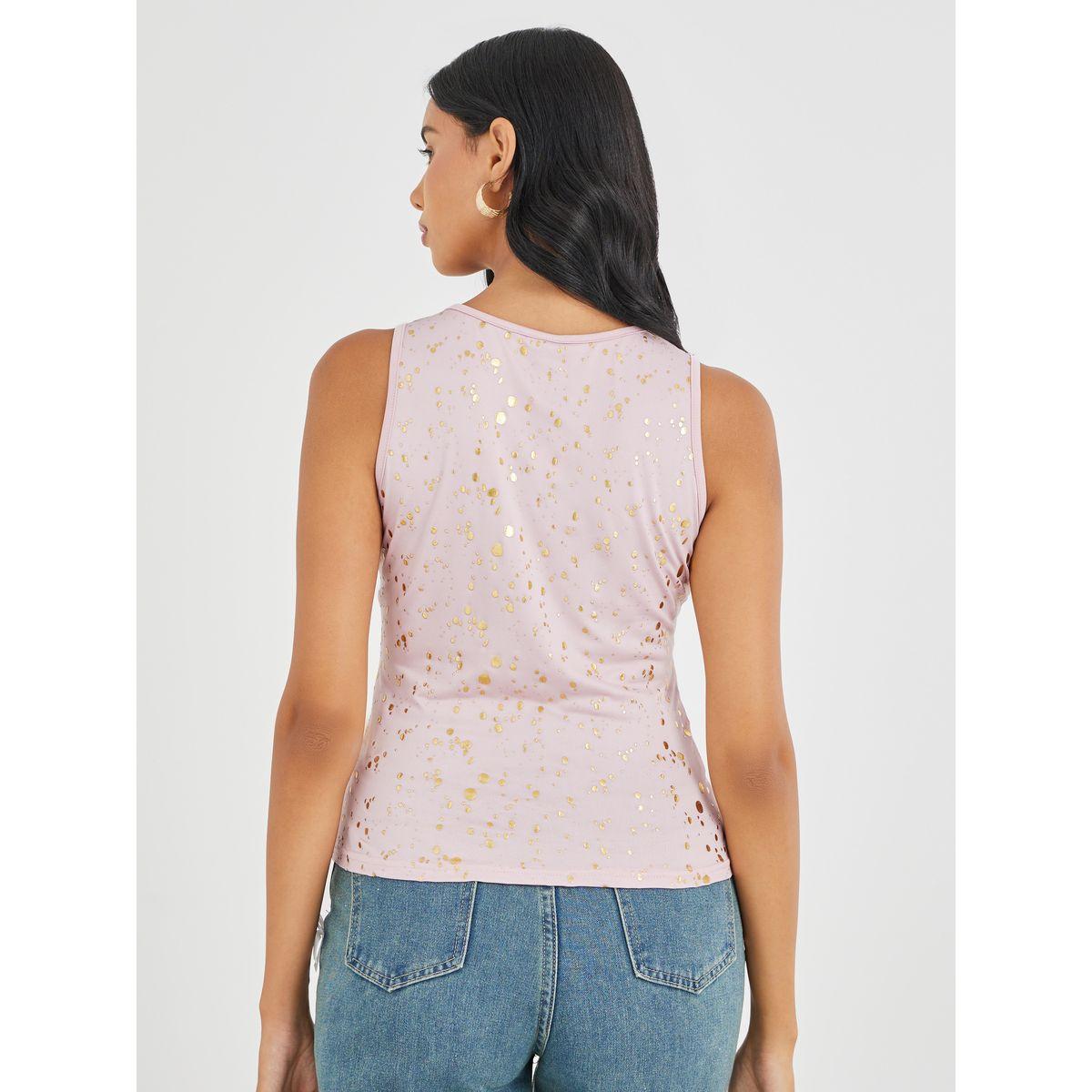 Styli Printed Round Neck Cami Top-women-clothing-tshirts-image-4