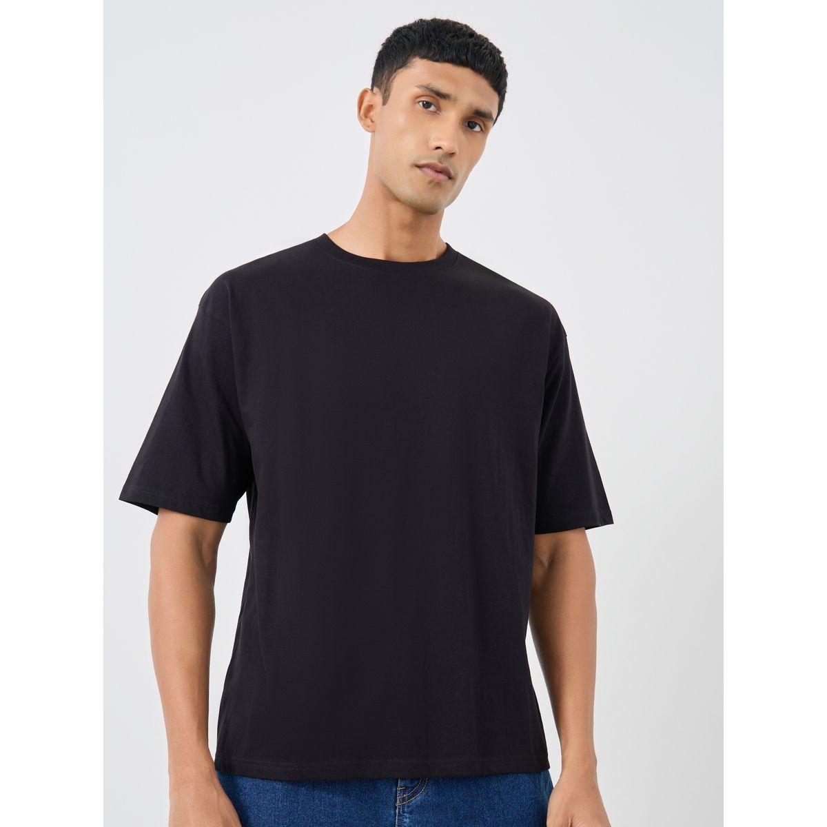 مجموعة من 2 تيشيرت فضفاض سادة بياقة ضيقة-men-clothing-tshirtsandpolos-tshirts-image-6