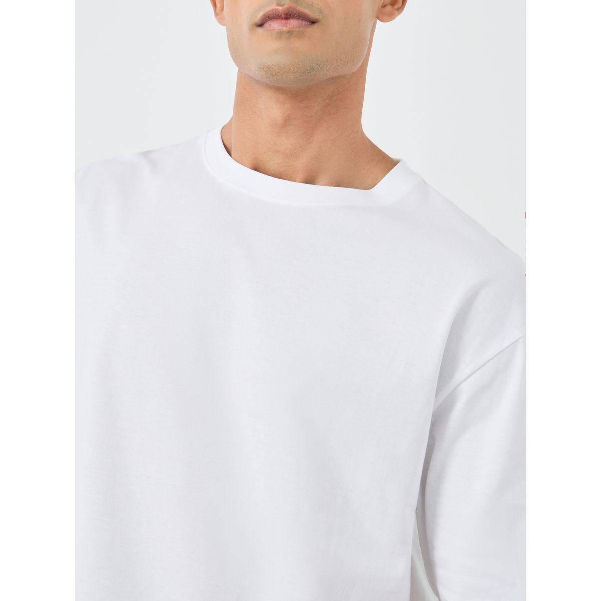 Styli Pack of 2 - Solid Crew Neck Cotton Oversized T-Shirt-men-clothing-tshirtsandpolos-tshirts-image-4