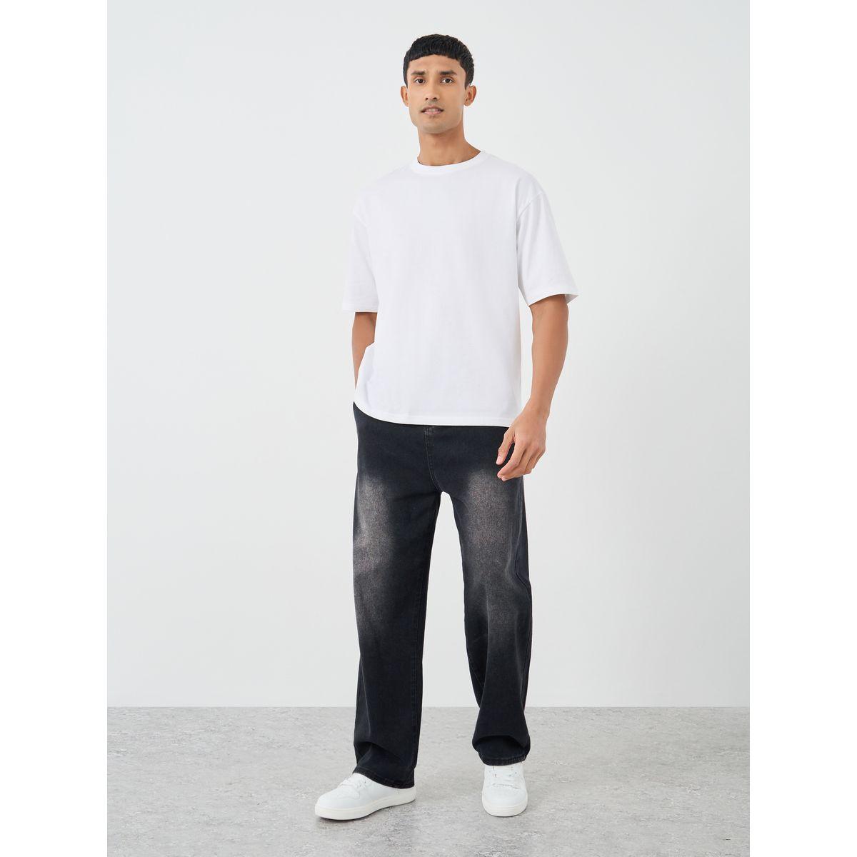 Styli Pack of 3 - Solid Crew Neck Cotton Oversized T-Shirt-men-clothing-tshirtsandpolos-tshirts-image-3