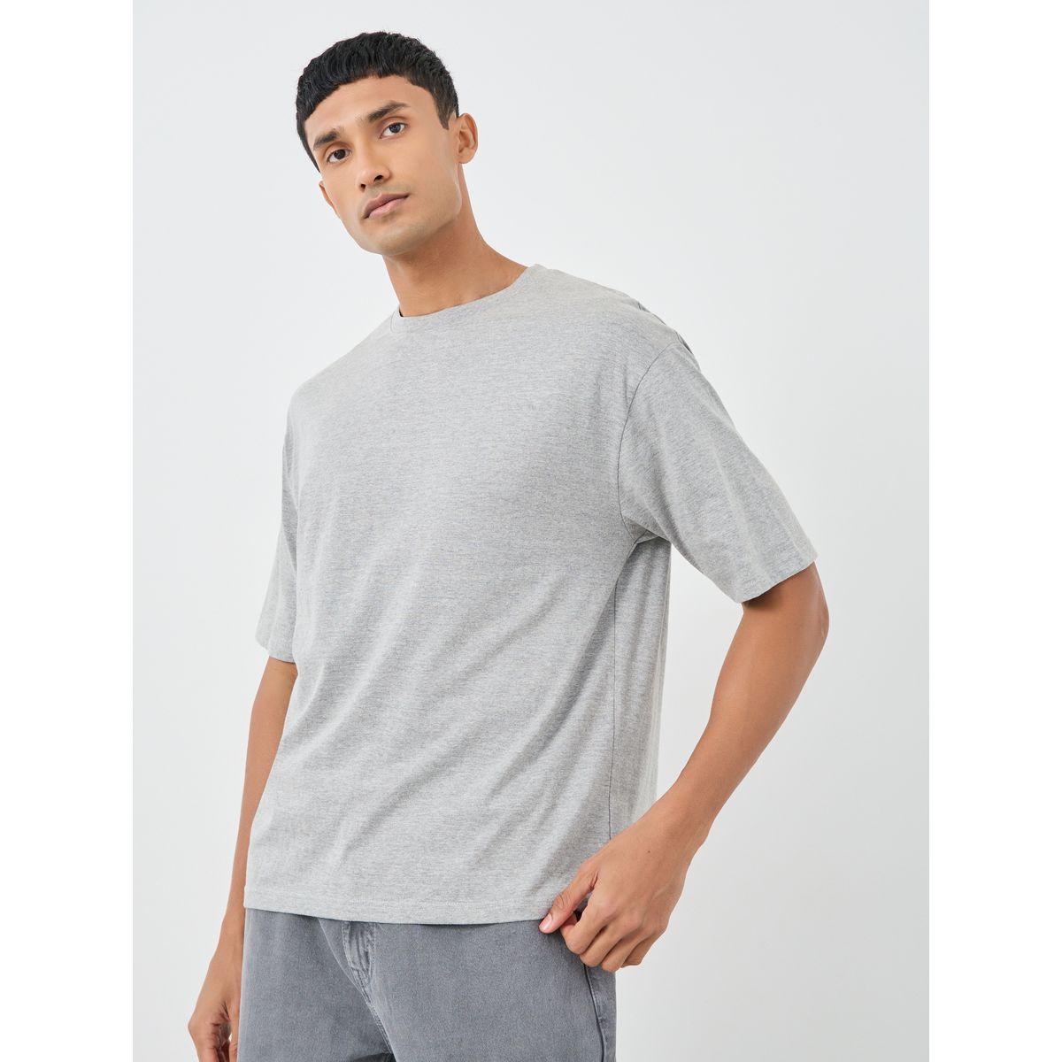 Styli Pack of 5 - Solid Crew Neck Cotton Oversized T-Shirt-men-clothing-tshirtsandpolos-tshirts-image-2