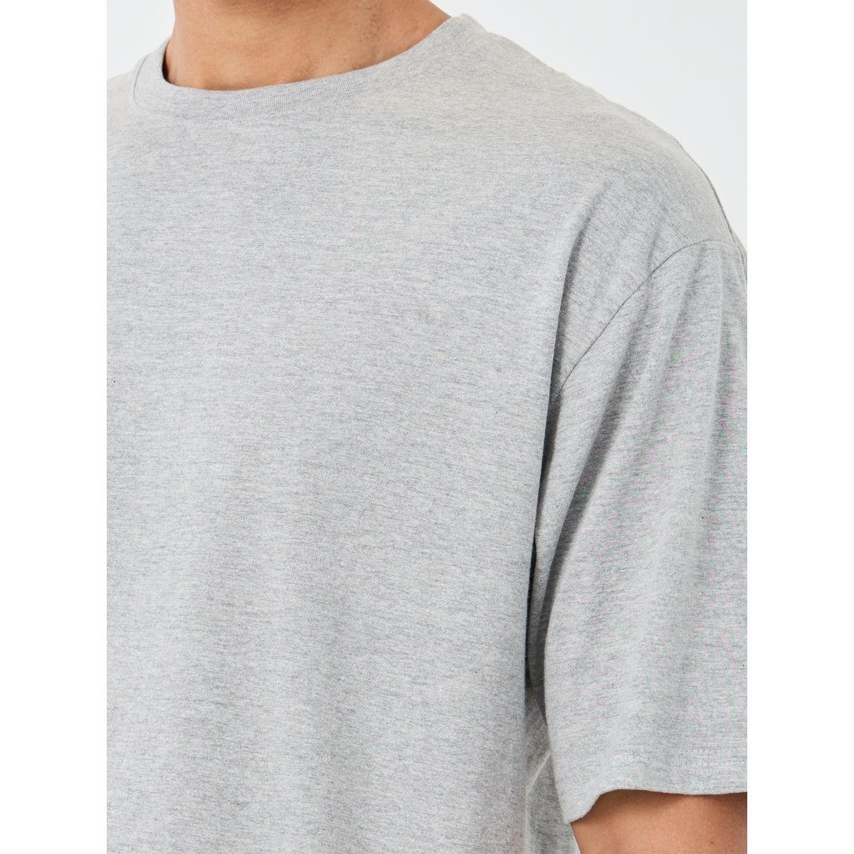 Styli Pack of 5 - Solid Crew Neck Cotton Oversized T-Shirt-men-clothing-tshirtsandpolos-tshirts-image-4
