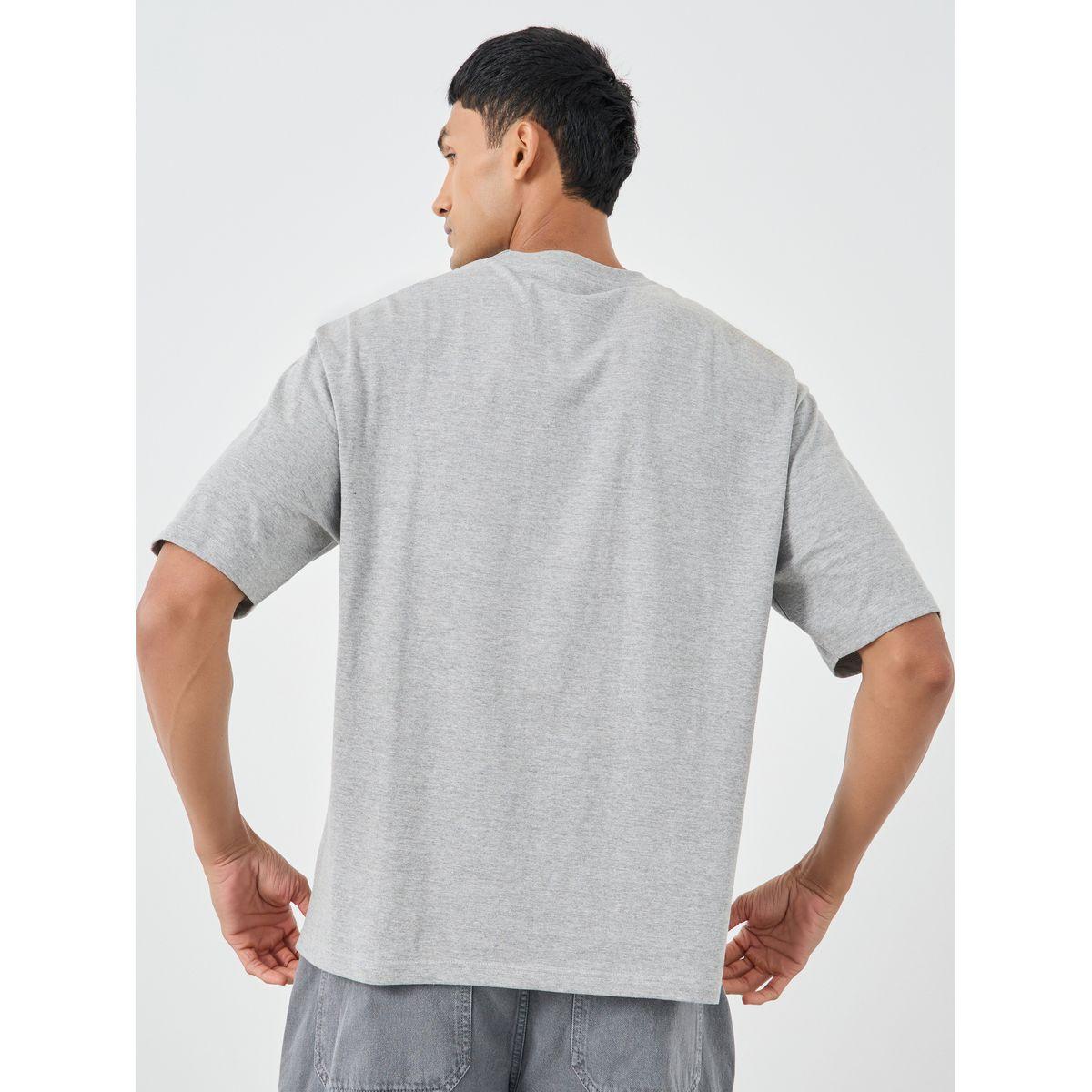 Styli Pack of 5 - Solid Crew Neck Cotton Oversized T-Shirt-men-clothing-tshirtsandpolos-tshirts-image-5
