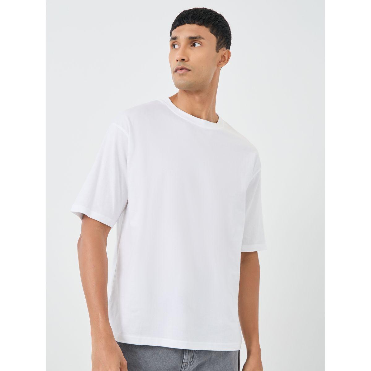 Styli Pack of 5 - Solid Crew Neck Cotton Oversized T-Shirt-men-clothing-tshirtsandpolos-tshirts-image-6