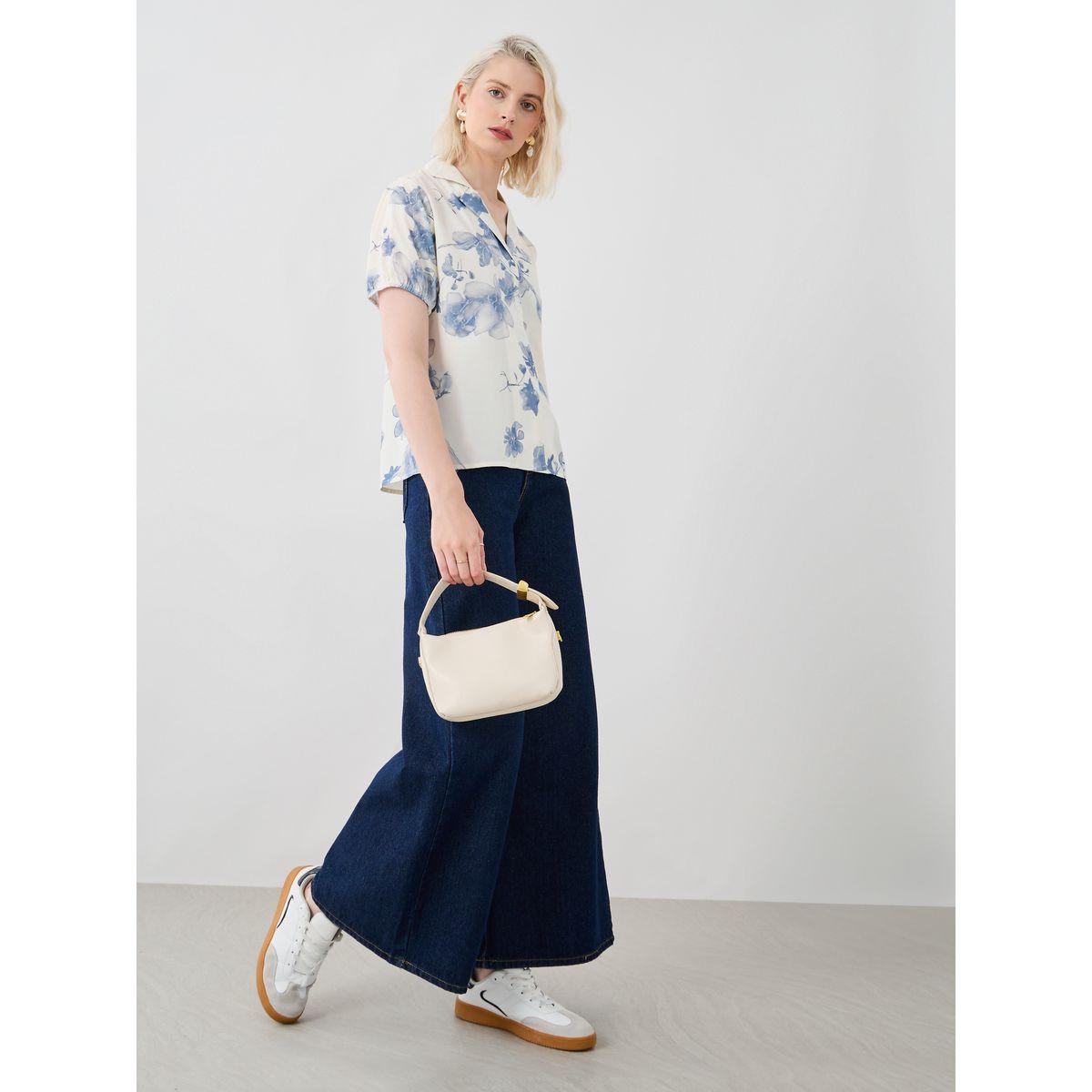 بلوزة بطبعة زهور وياقة بشق-women-clothing-shirtsandblouses-shirts-image-3
