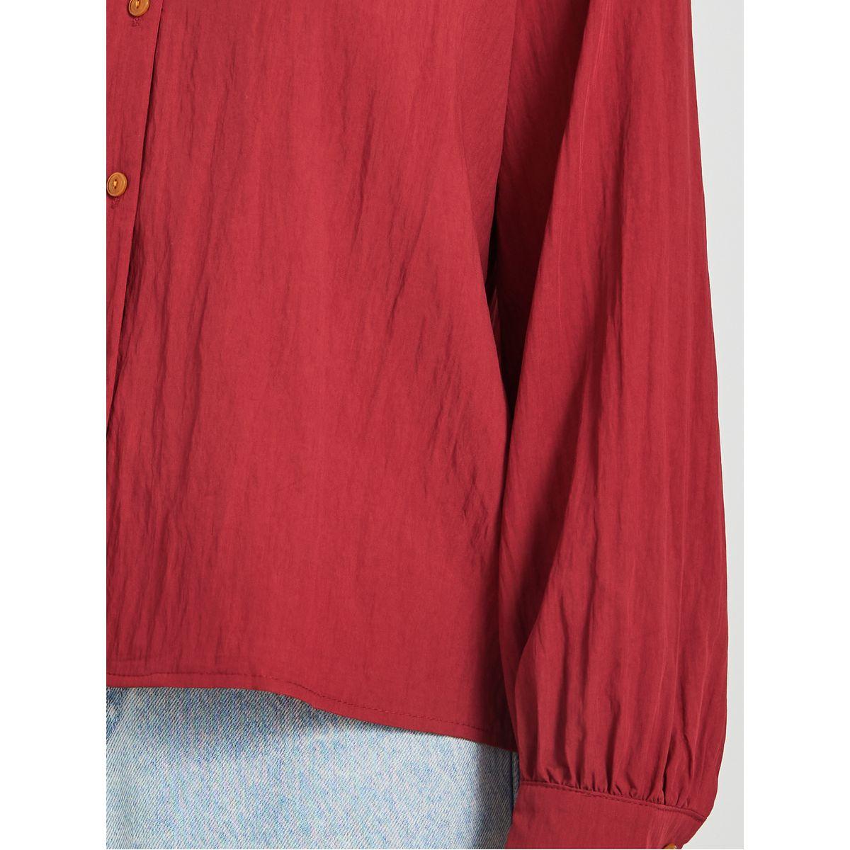 بلوزة بقصة عادية وأكمام بالون-women-clothing-shirtsandblouses-shirts-image-3