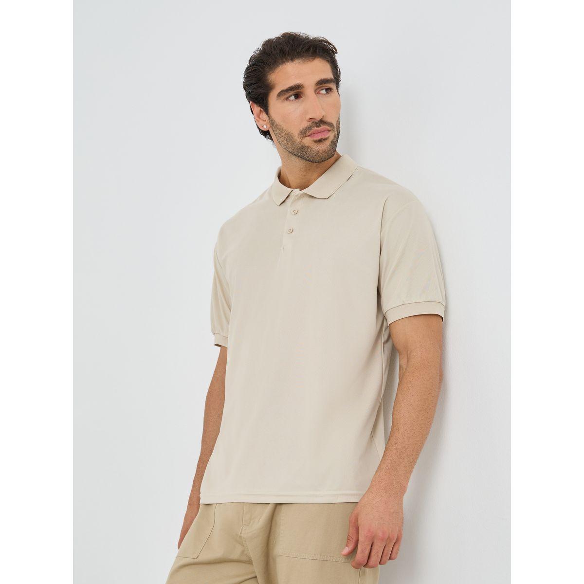 Styli Solid Regular Fit Polo Neck T-Shirt-men-clothing-tshirtsandpolos-polos-image-1