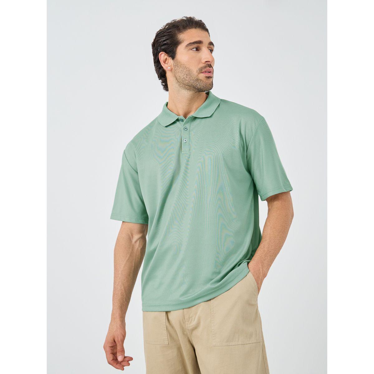 Styli Solid Regular Fit Polo Neck T-Shirt-men-clothing-tshirtsandpolos-polos-image-1