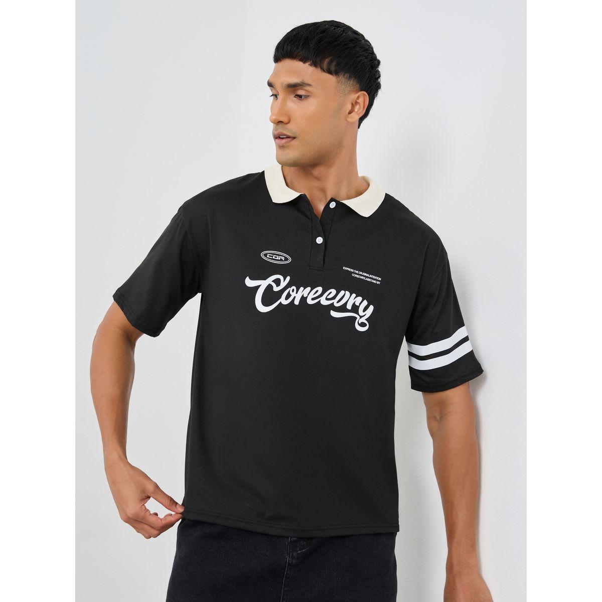 Styli Oversized Varsity Print Polo Neck T-Shirt-men-clothing-tshirtsandpolos-polos-image-1