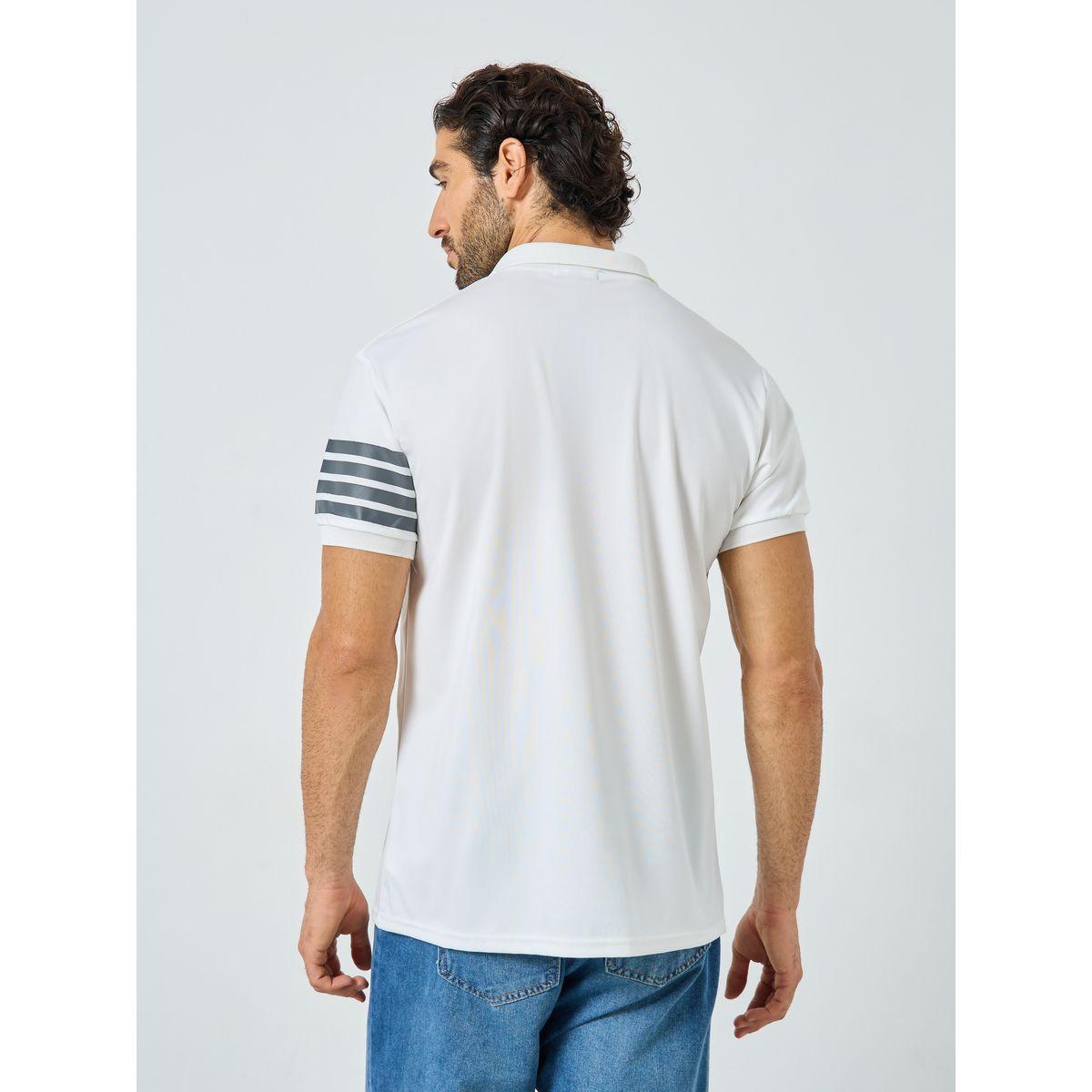 Styli Men White Regular Fit Striped Print Polo-men-clothing-tshirtsandpolos-polos-image-4