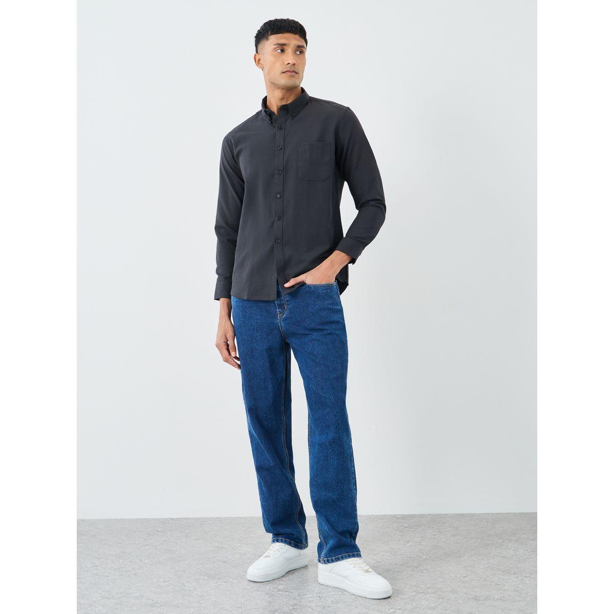 Styli Regular Fit Buttoned Long Sleeve Shirt-men-clothing-shirts-image-2