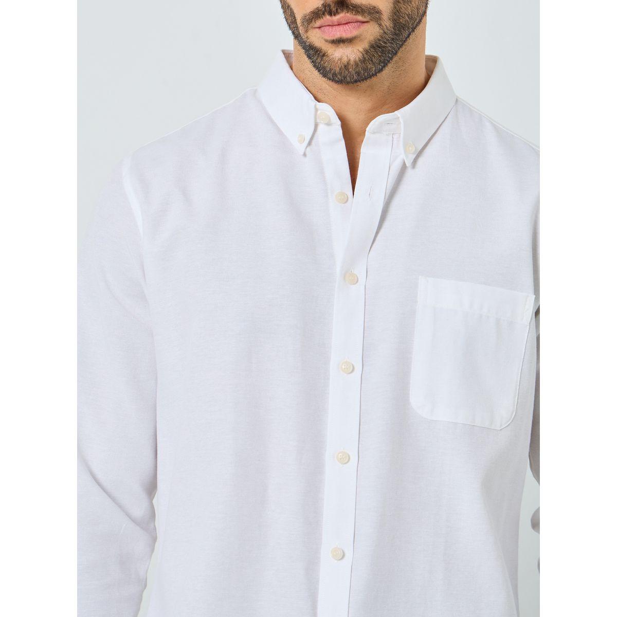 قميص بقصة عادية وأكمام طويلة-men-clothing-shirts-image-4
