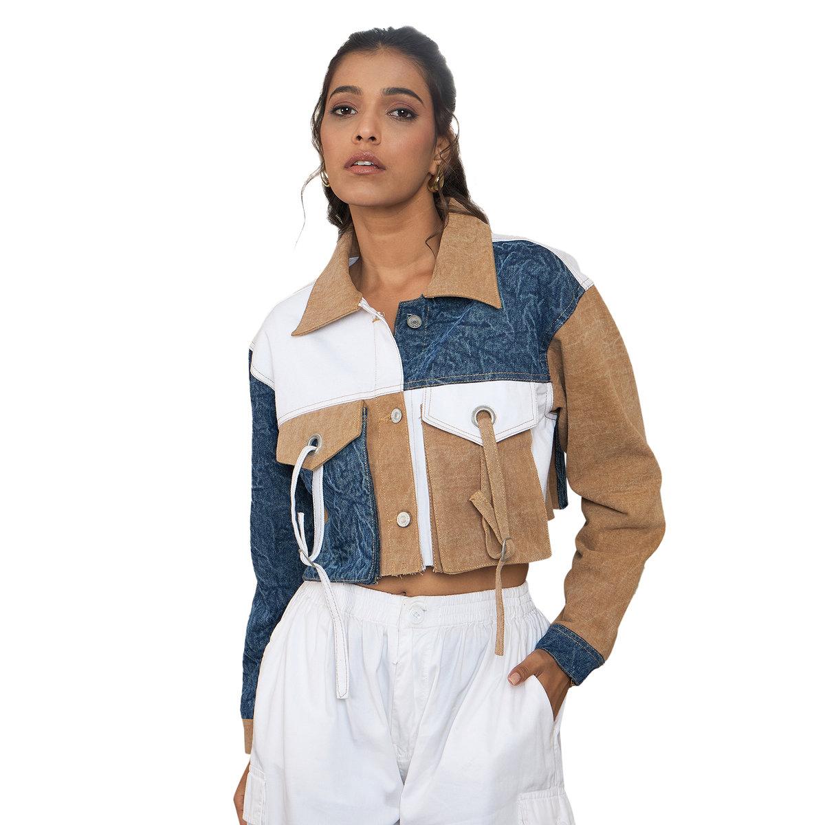 جاكيت دنيم قصير بنمط كُتل الألوان-women-clothing-coatsandjackets-jackets-image-7